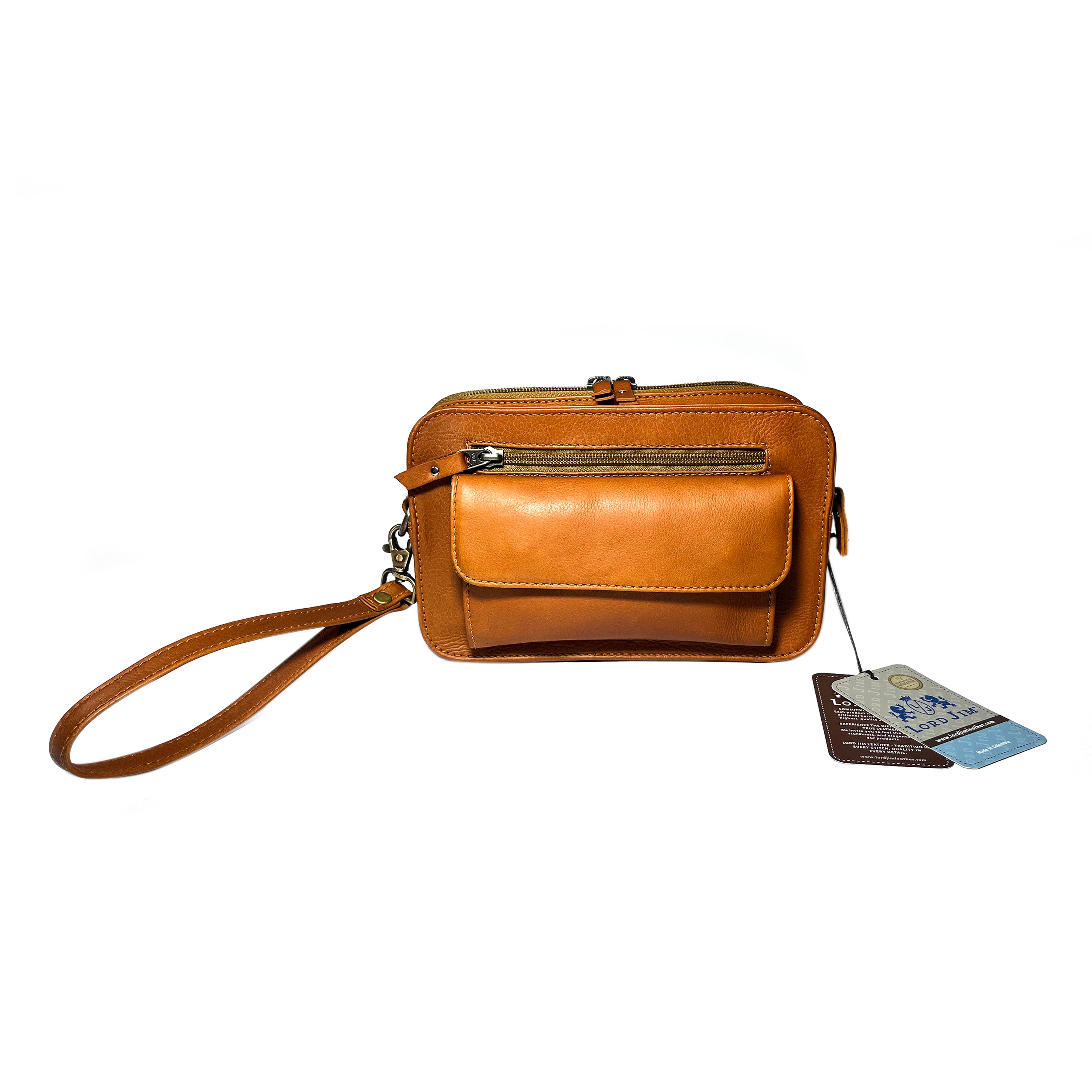 LJ3102 Lord Jim Leather Organizer Wristlet & Crossbody Bag