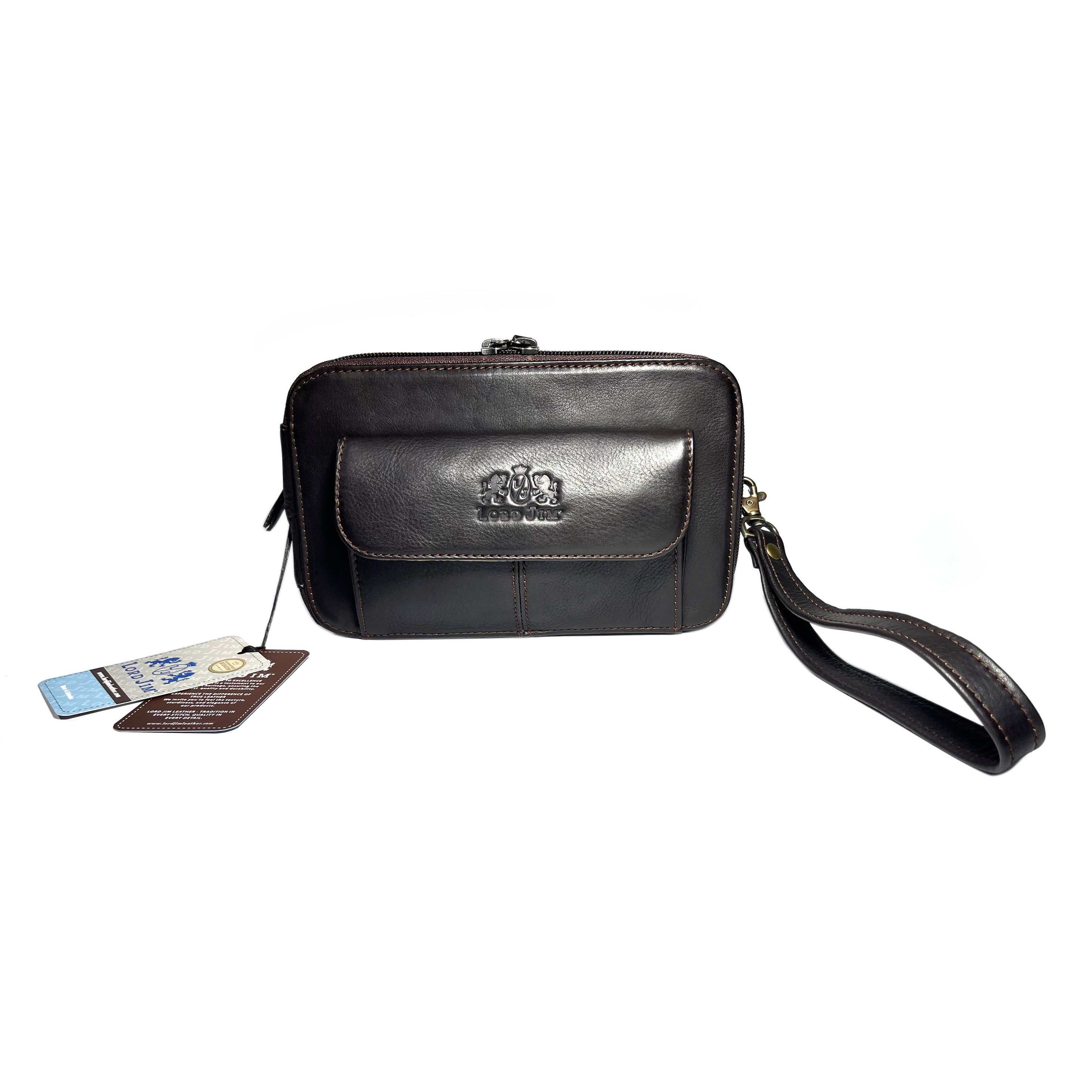 LJ3102 Lord Jim Leather Organizer Wristlet & Crossbody Bag