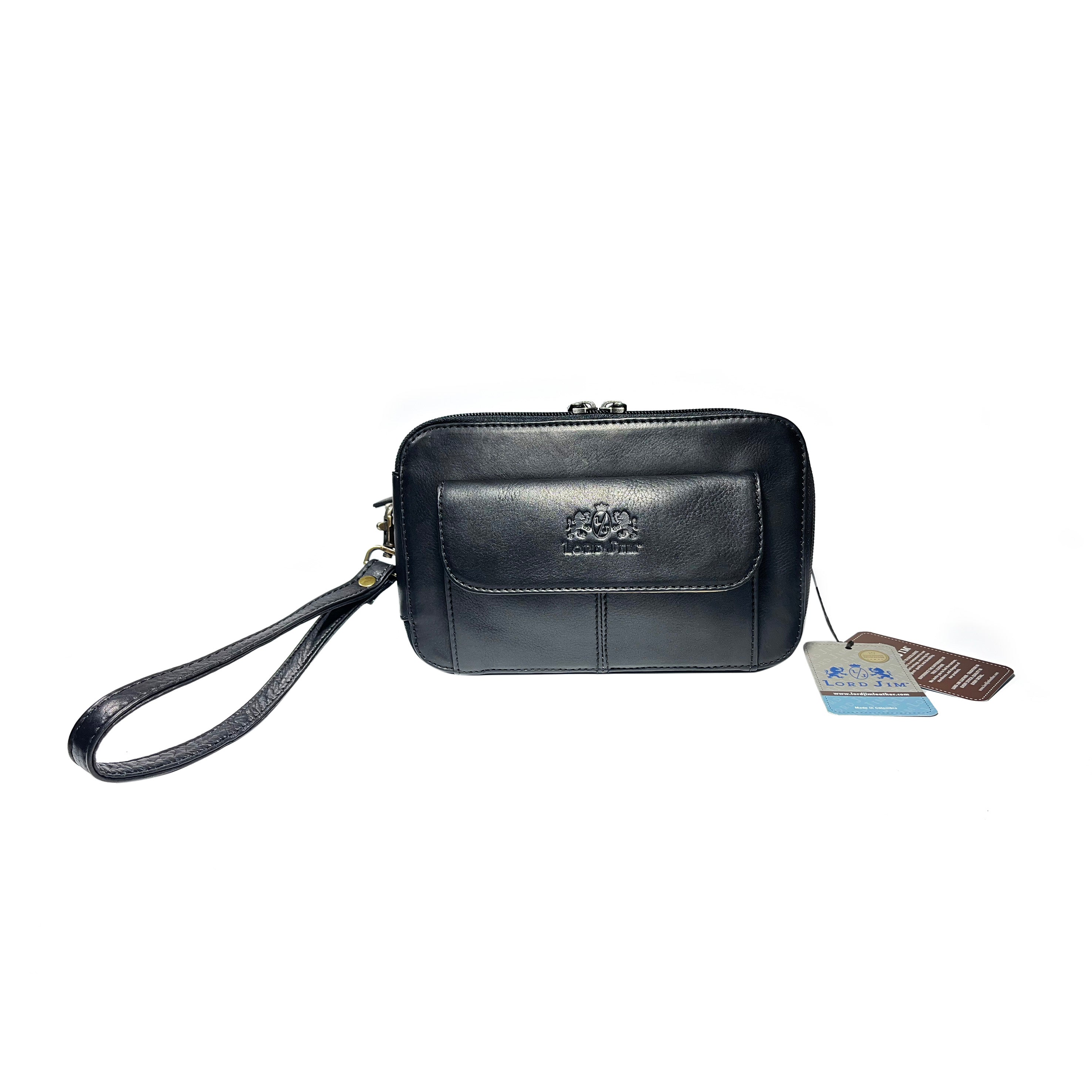 LJ3102 Lord Jim Leather Organizer Wristlet & Crossbody Bag
