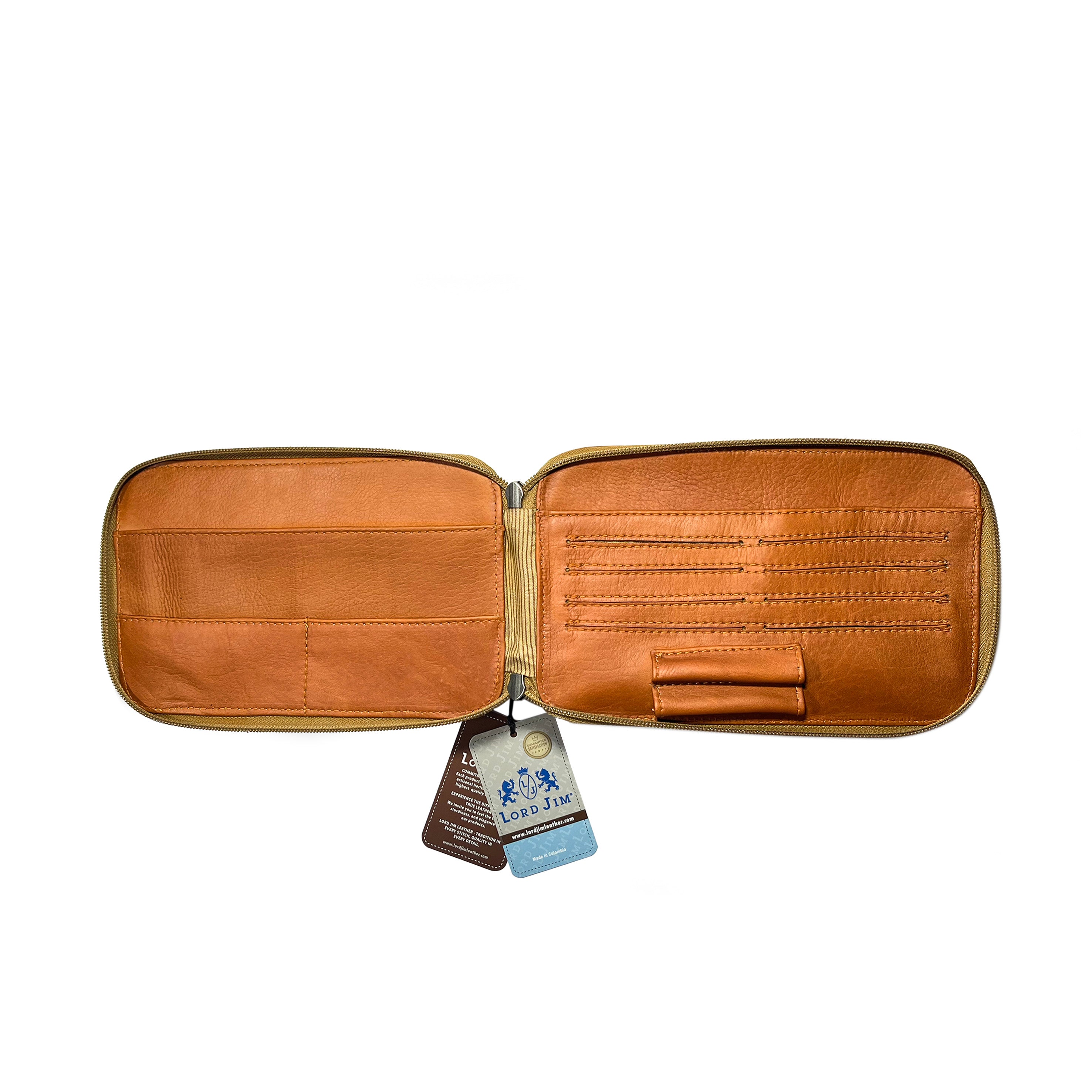 LJ3102 Lord Jim Leather Organizer Wristlet & Crossbody Bag