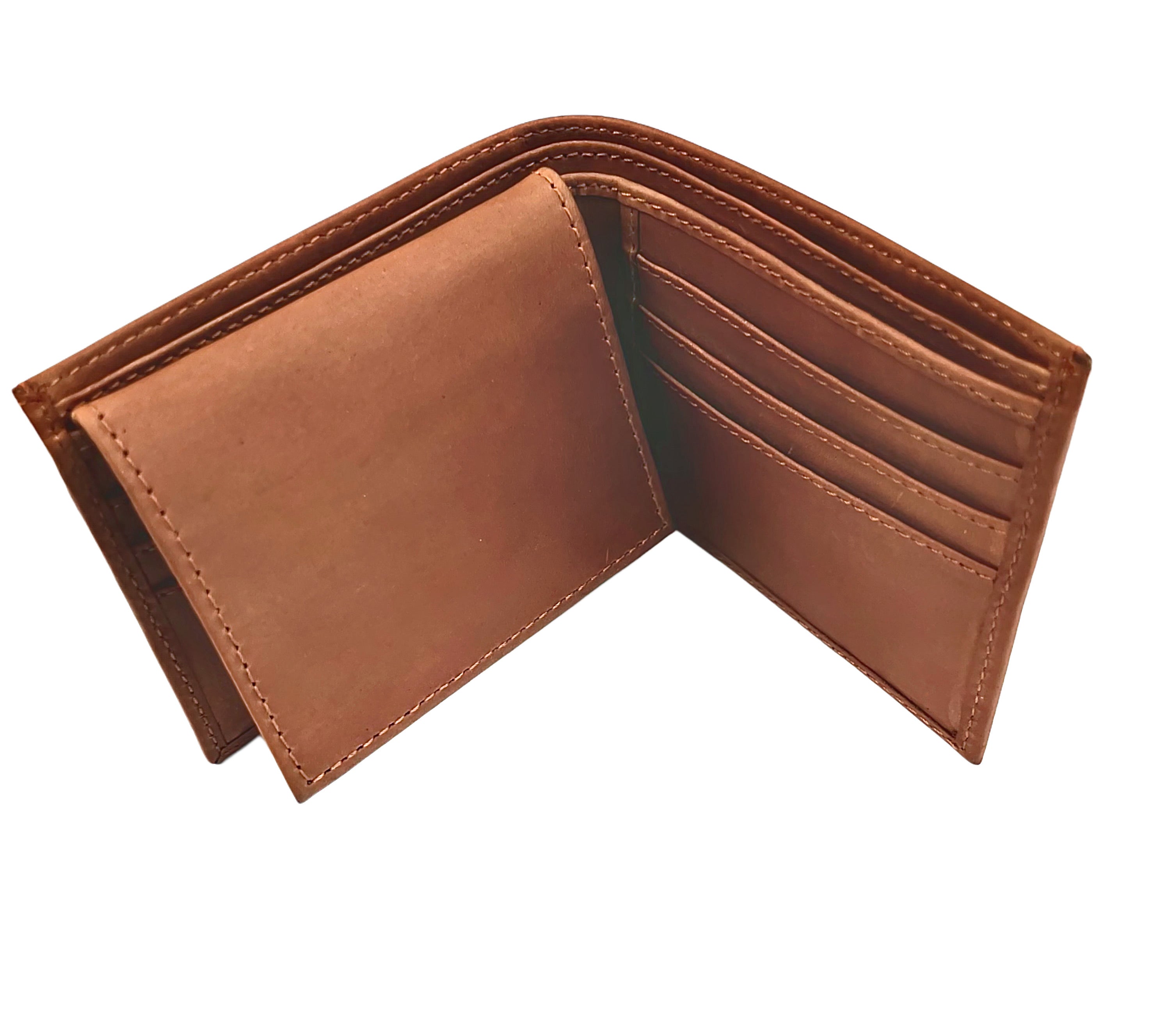 LJ108002 Leather Men wallet with flap
