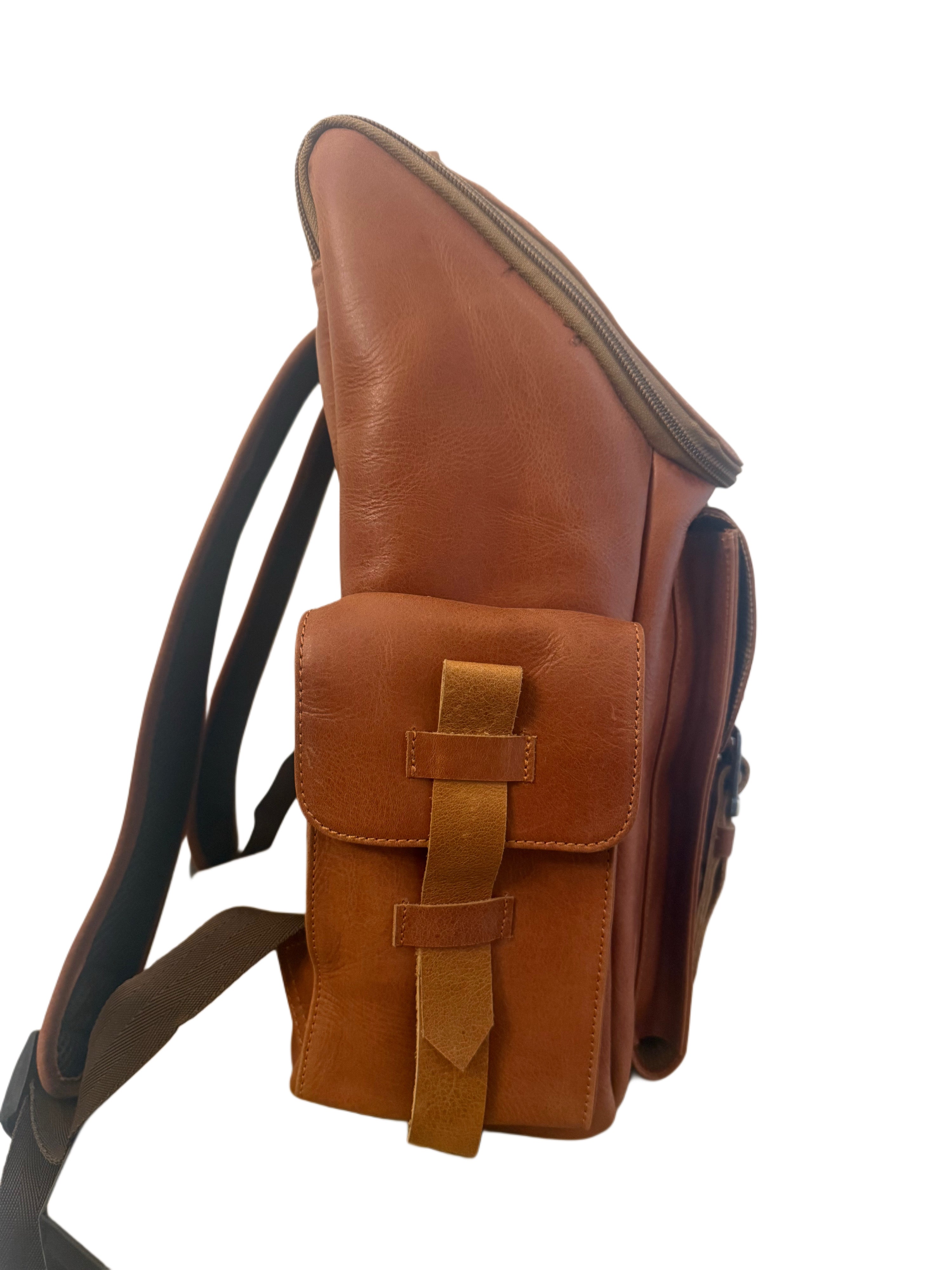 4061 LJ4052 MALAY II Leather Back Pack