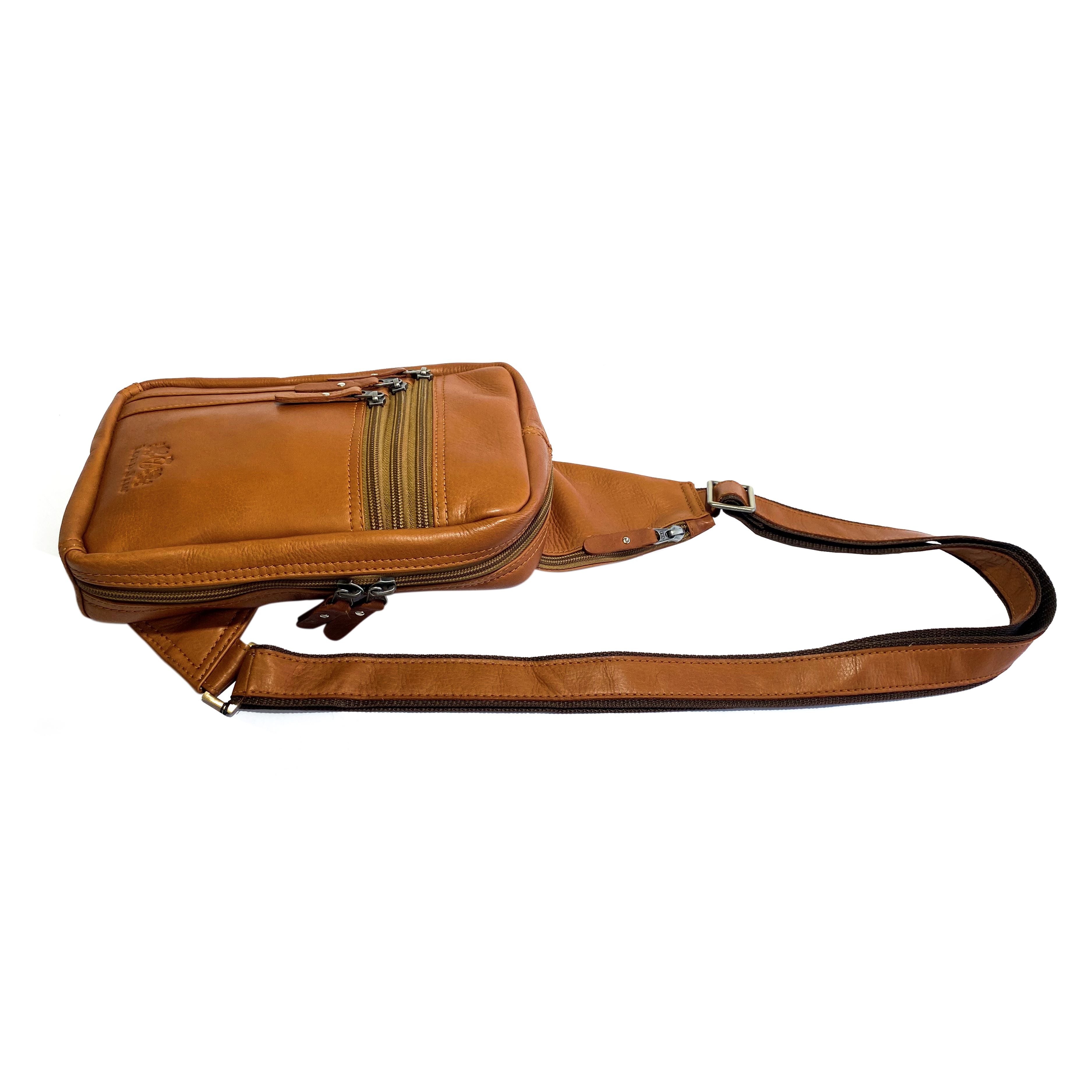 LJ1029 1022 The Sentinel Sling - Full-Grain Cowhide