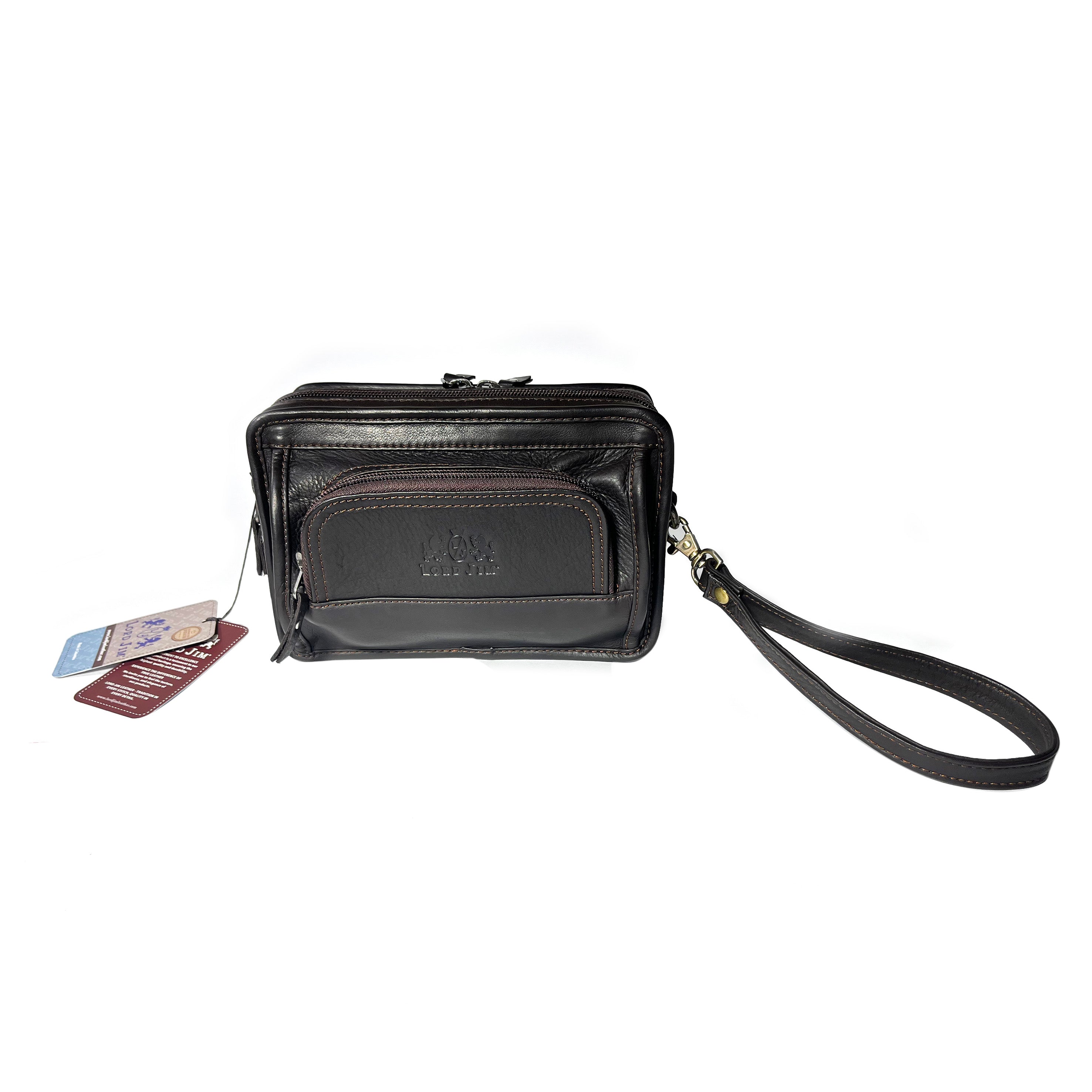 LJ3101 Lord Jim Leather Organizer Wristlet & Crossbody Bag
