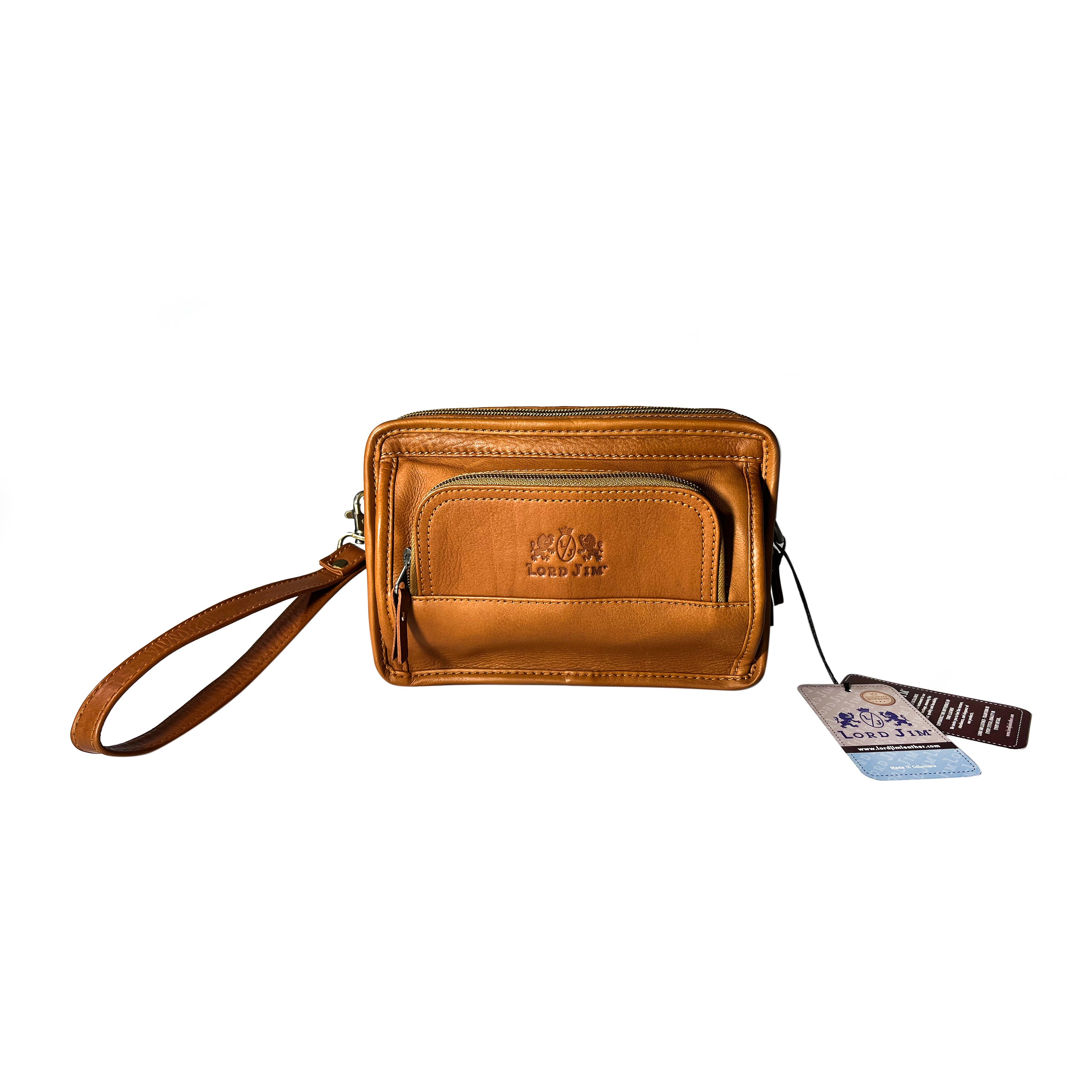 LJ3101 Lord Jim Leather Organizer Wristlet & Crossbody Bag