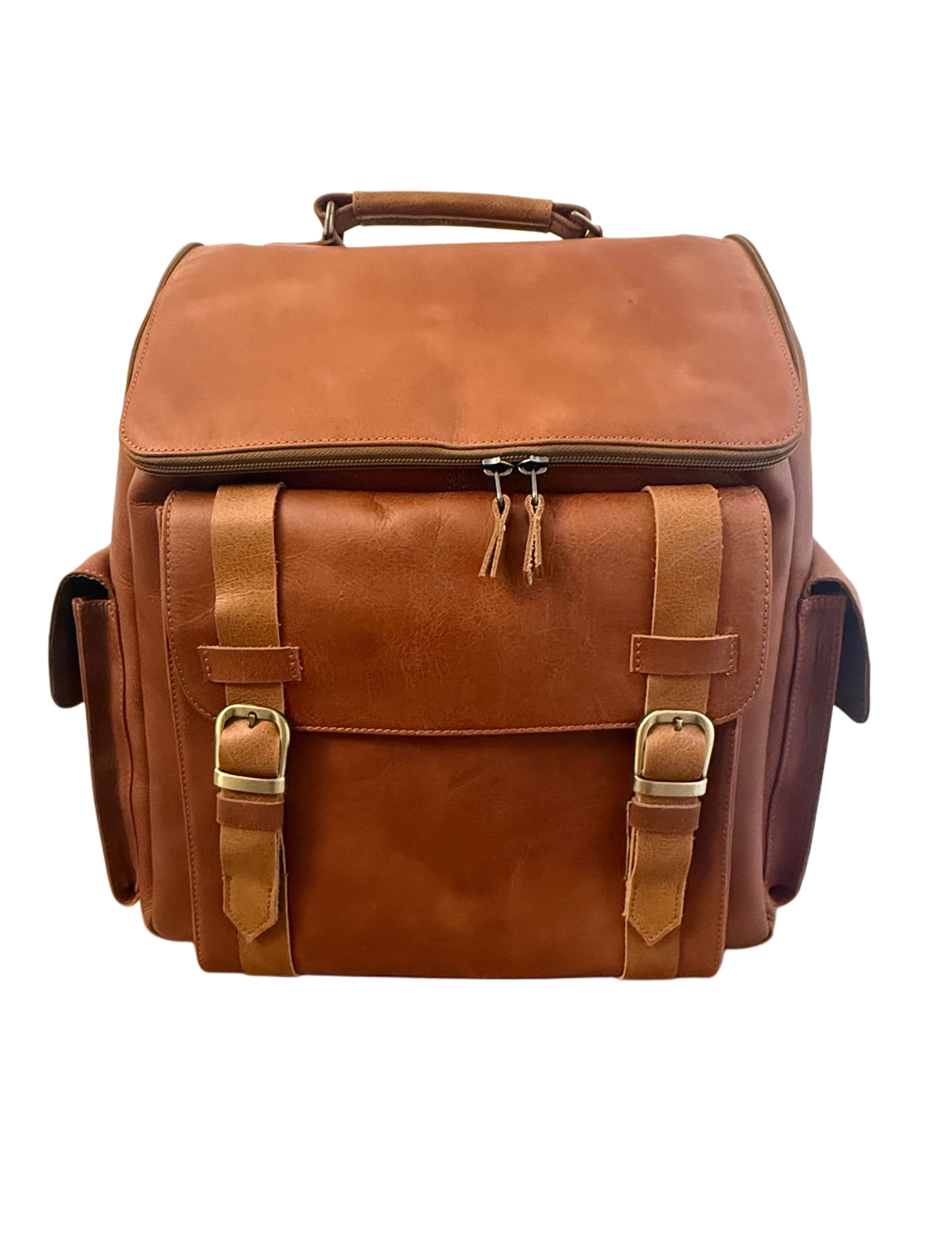 4061 LJ4052 MALAY II Leather Back Pack