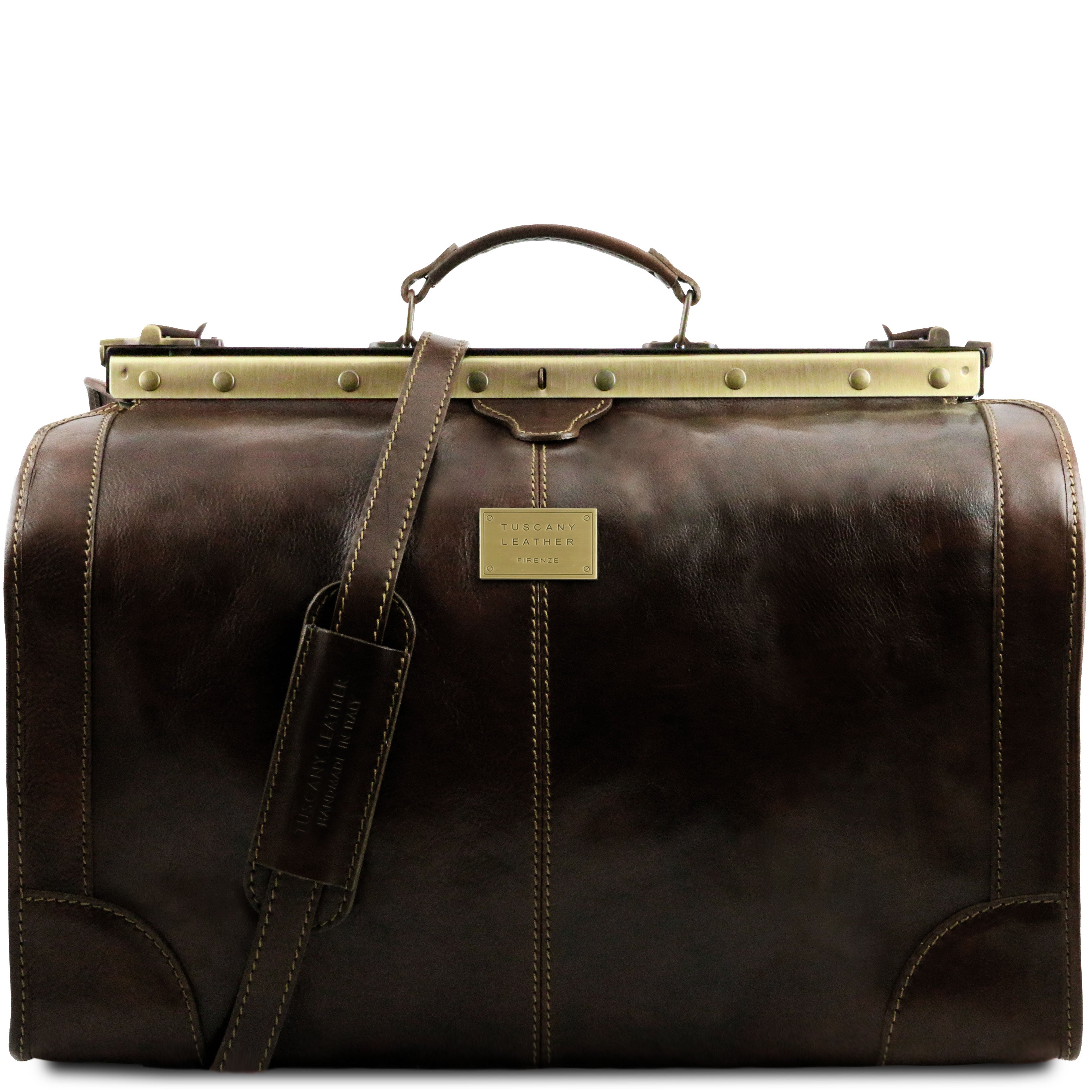 MADRID TL1022 Gladstone Leather Bag - Large size