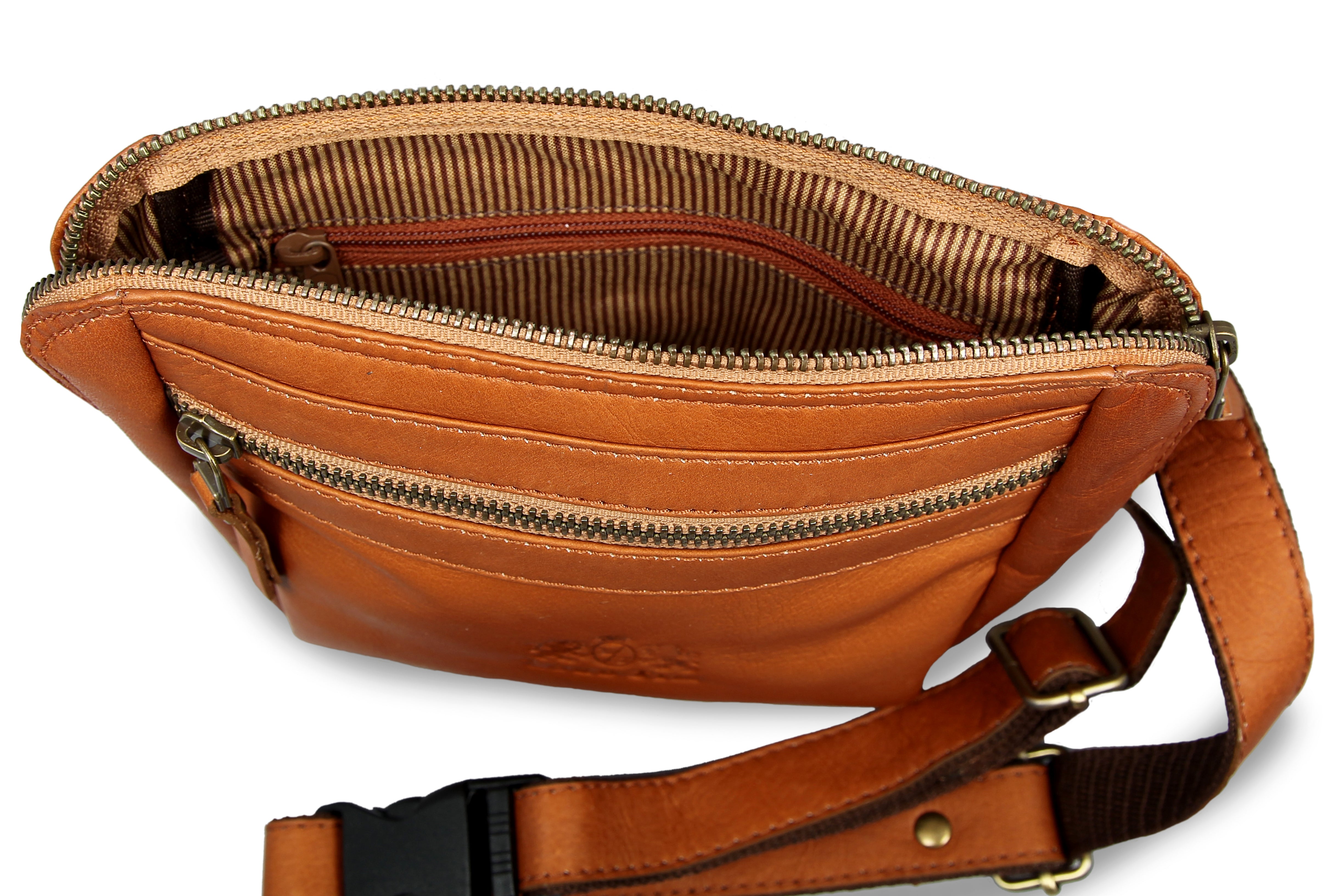 The Voyager Leather Fanny Pack