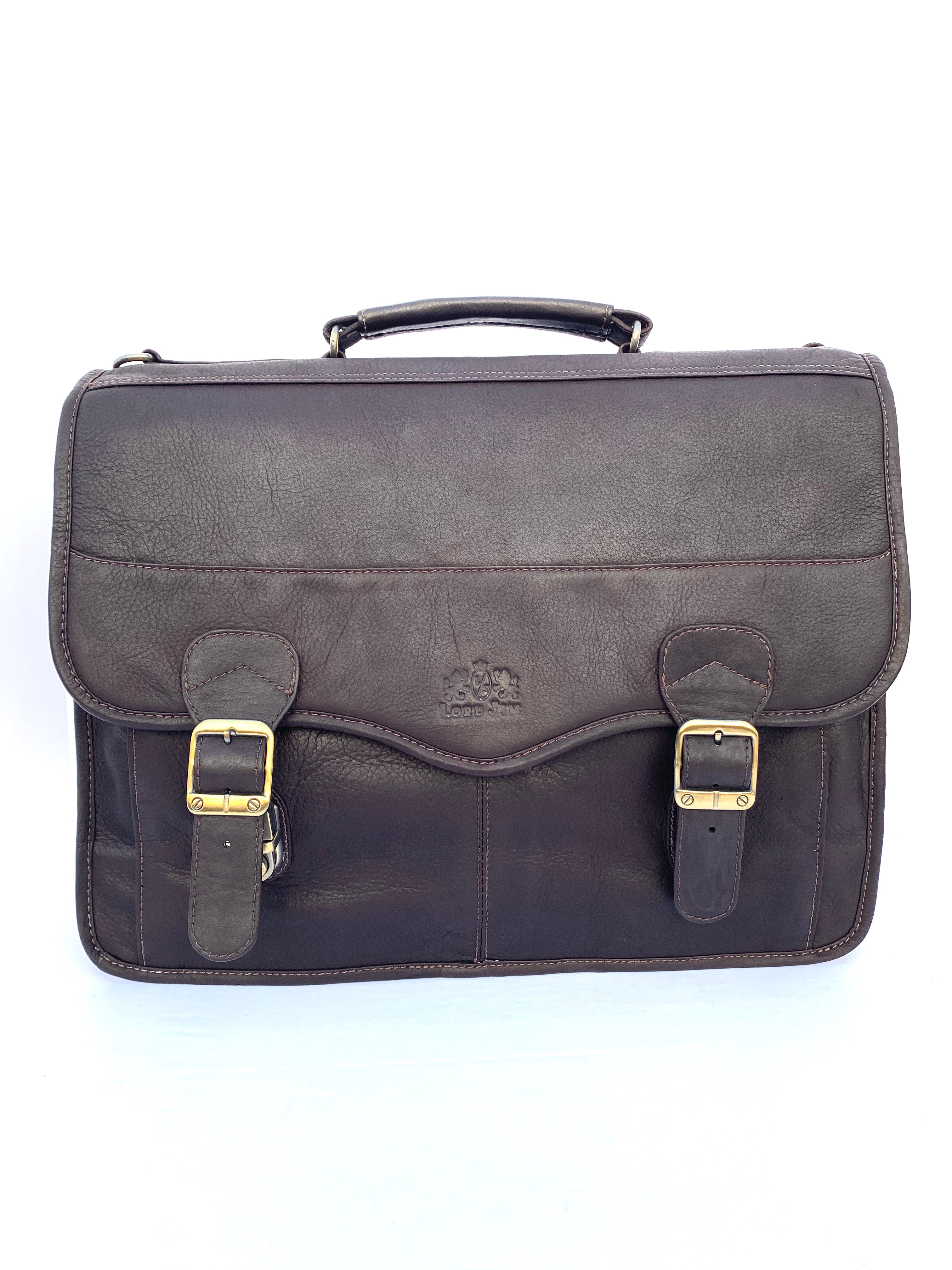 LORD JIM Leather Briefcase