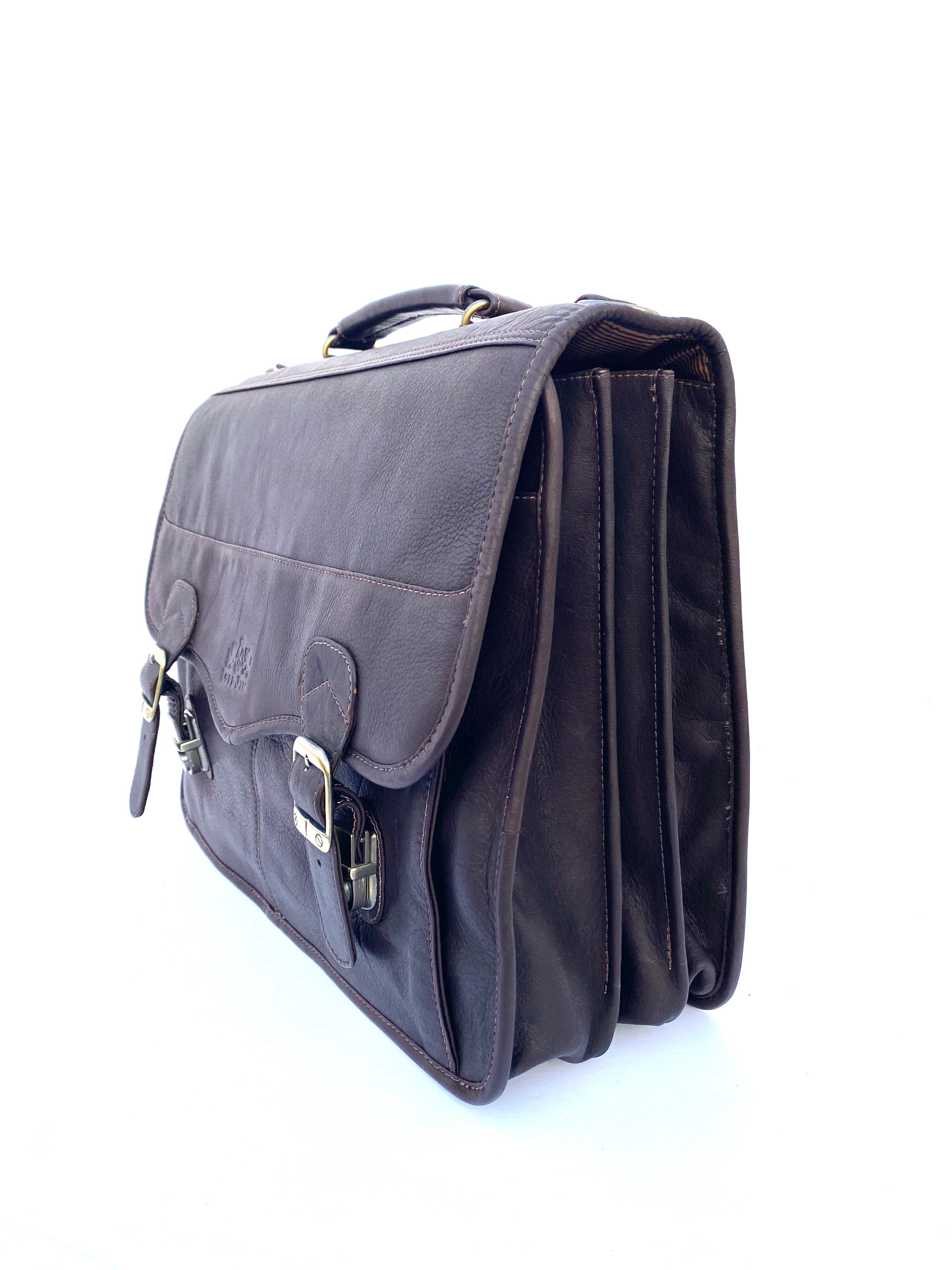 LORD JIM Leather Briefcase