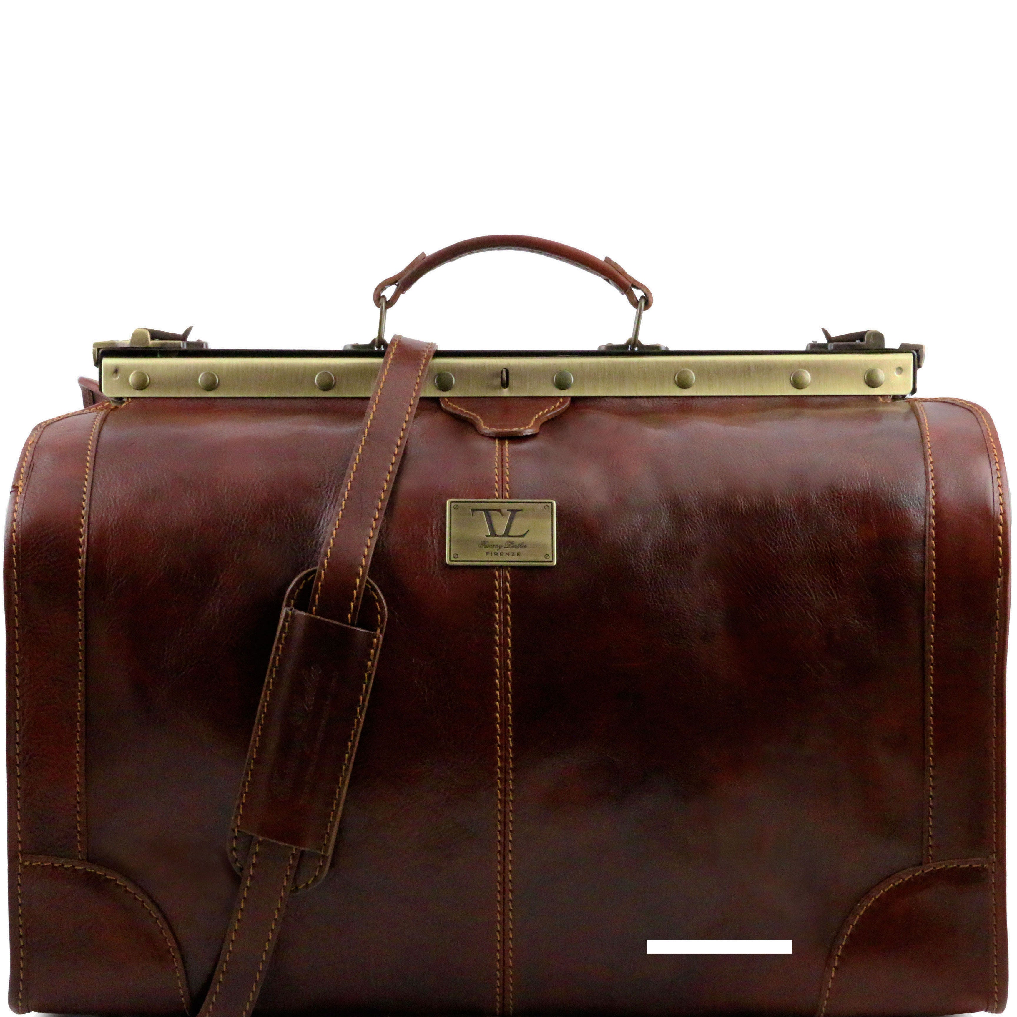 MADRID TL1022 Gladstone Leather Bag - Large size