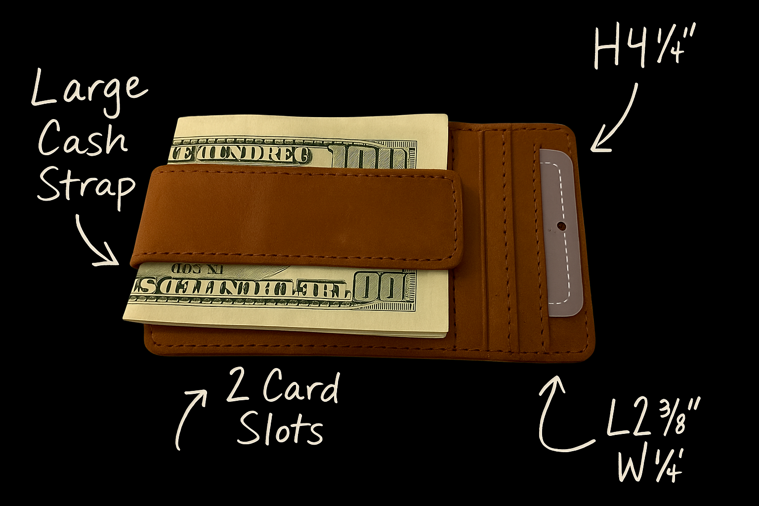 LJ118006 Lord Jim Money Clip- Slim Cash Keeper