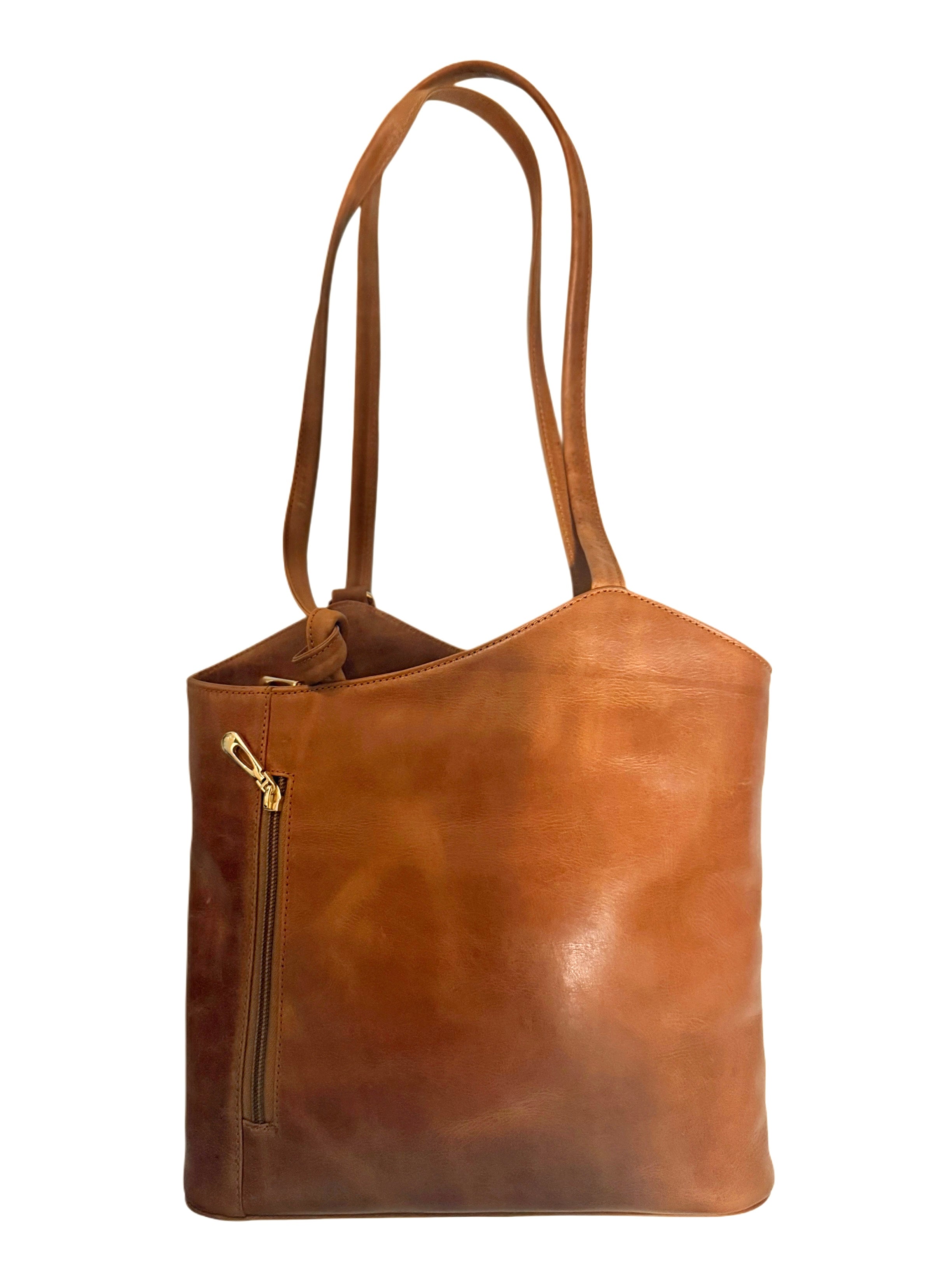 LJ6016 Noor Leather Convertible Bag