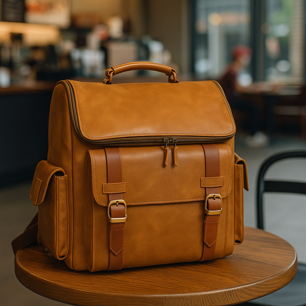 4061 LJ4052 MALAY II Leather Back Pack