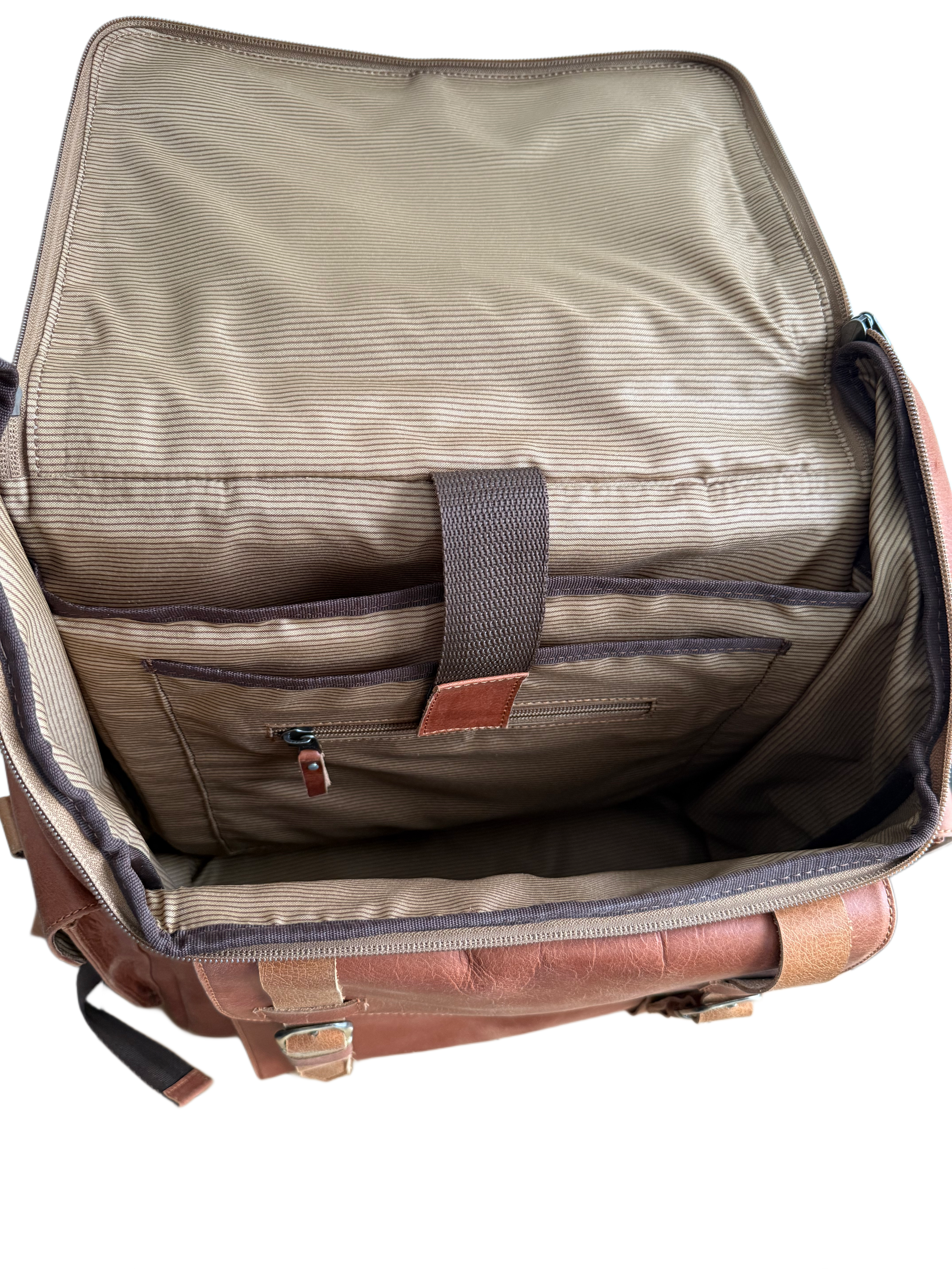 4061 LJ4052 MALAY II Leather Back Pack