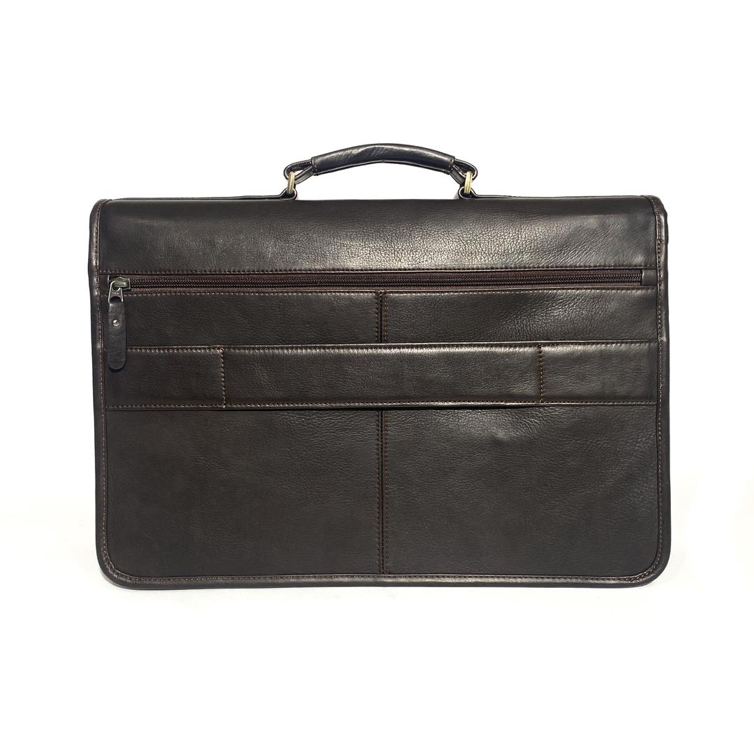 JUST JIM Leather briefcase