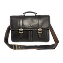 JUST JIM Leather briefcase