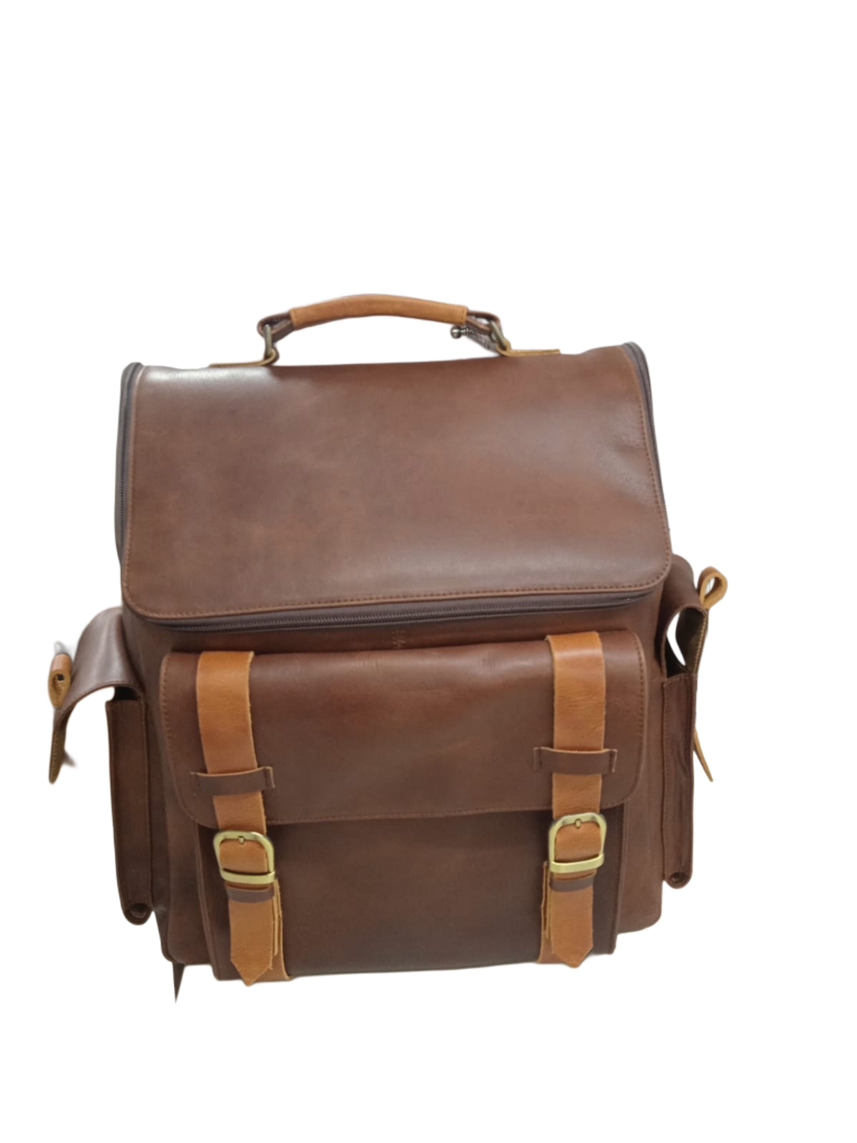 4061 LJ4052 MALAY II Leather Back Pack