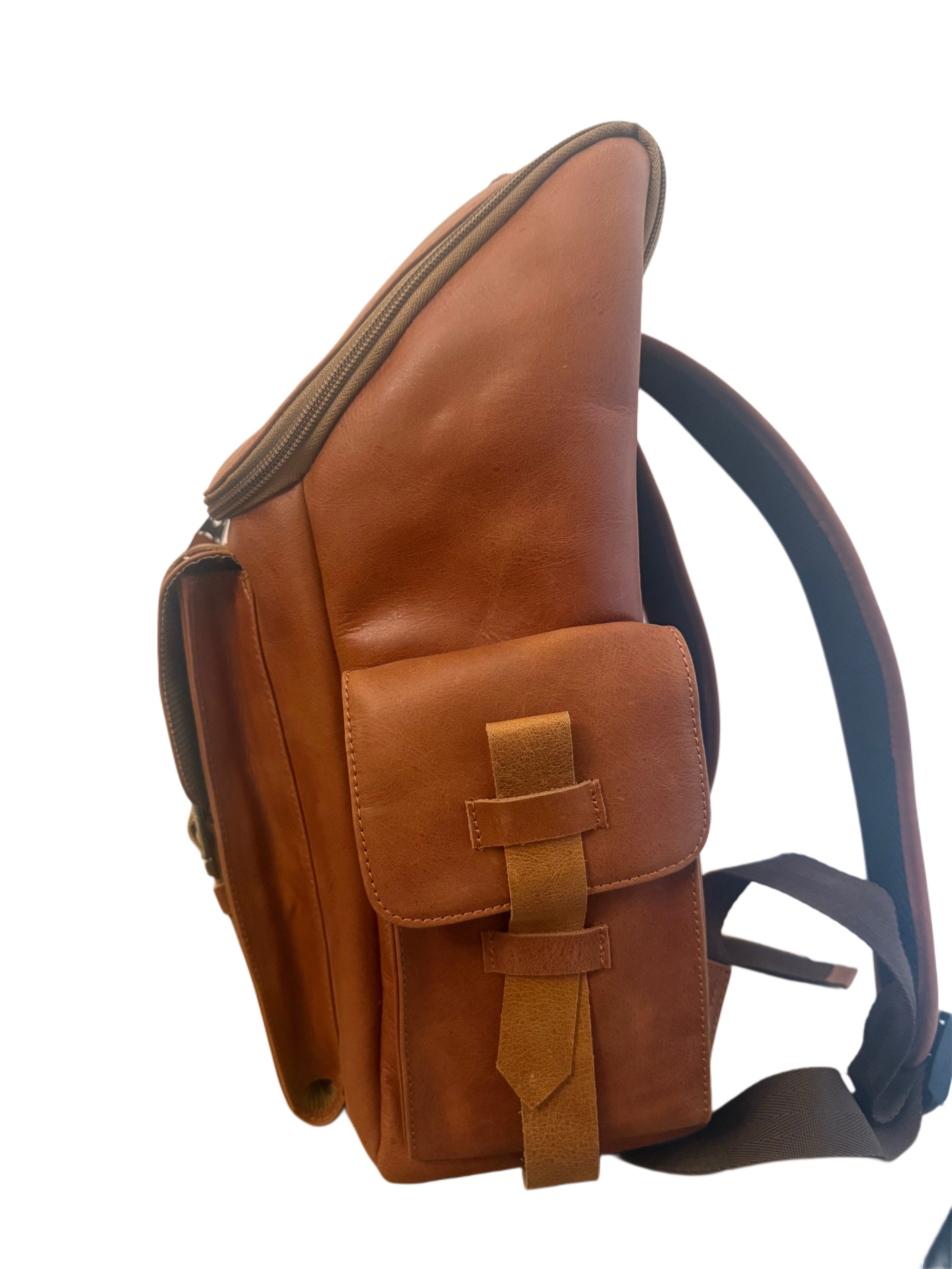 4061 LJ4052 MALAY II Leather Back Pack