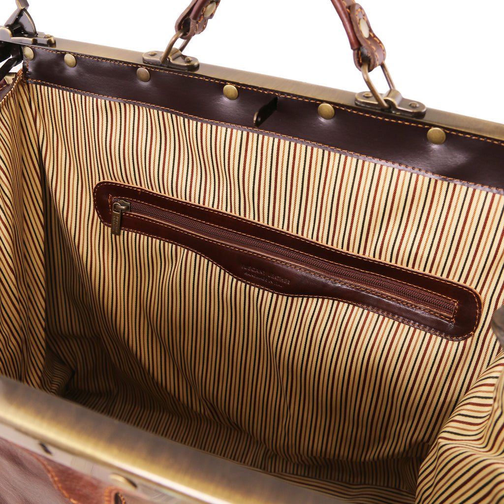 MADRID TL1022 Gladstone Leather Bag Large size Lord Jim