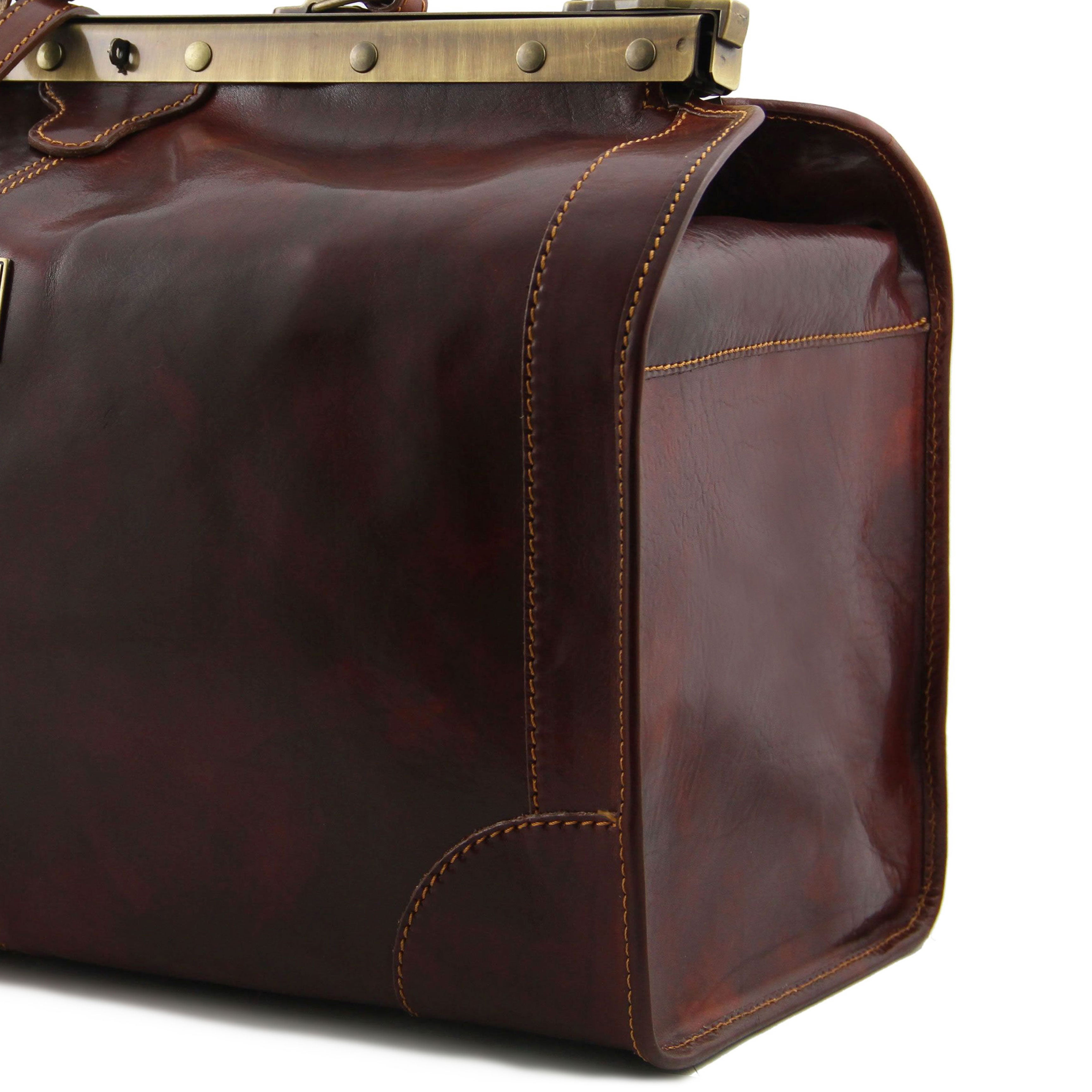 MADRID TL1022 Gladstone Leather Bag - Large size