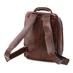 Lord Jim PHUKET TL141402 3 Compartments Leather Laptop Backpack