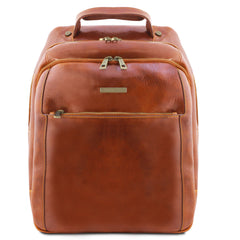 Lord Jim PHUKET TL141402 3 Compartments Leather Laptop Backpack