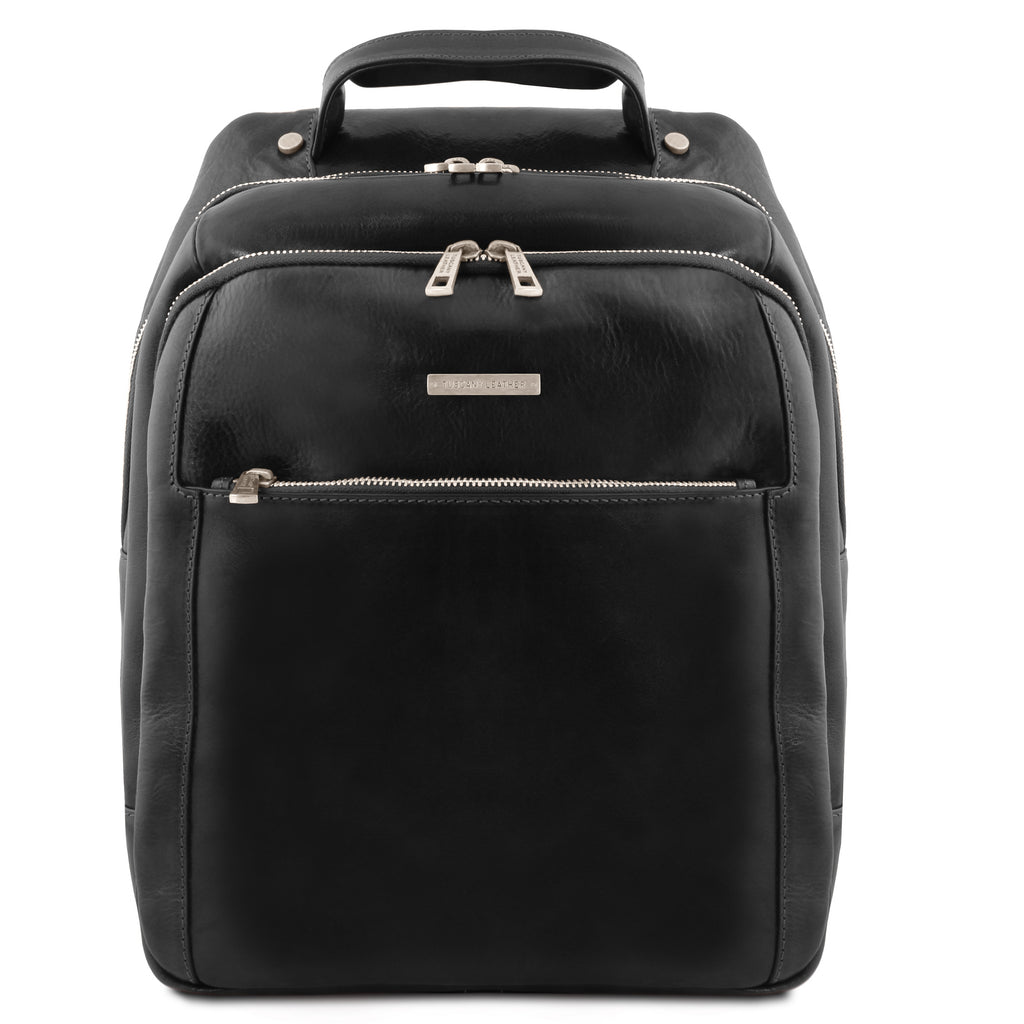 Lord Jim PHUKET TL141402 3 Compartments Leather Laptop Backpack