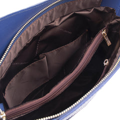 PATTY Safiano Leather Convertible Bag