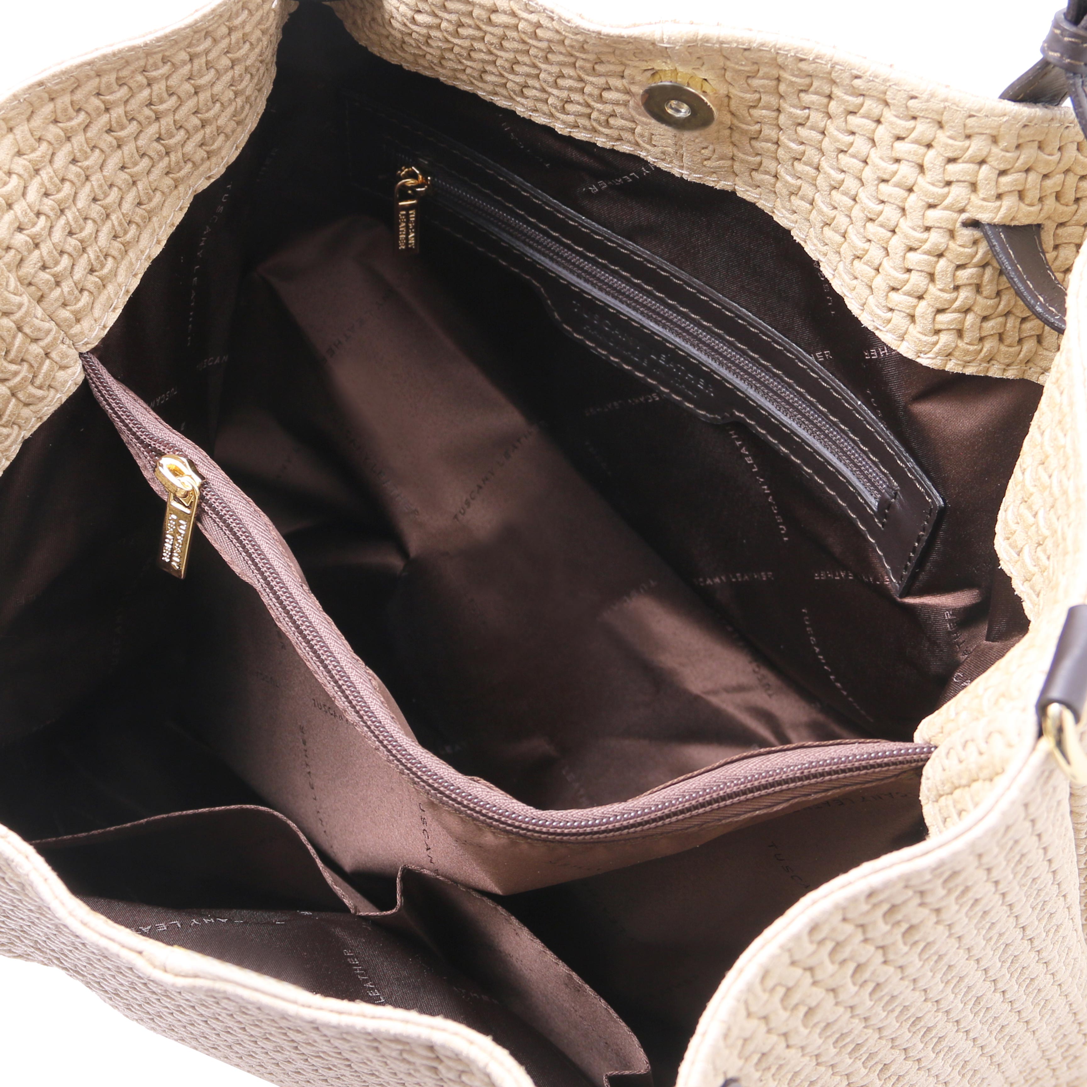 Lord Jim  KEYLUCK TL141573 Woven Printed Leather Shopping bag