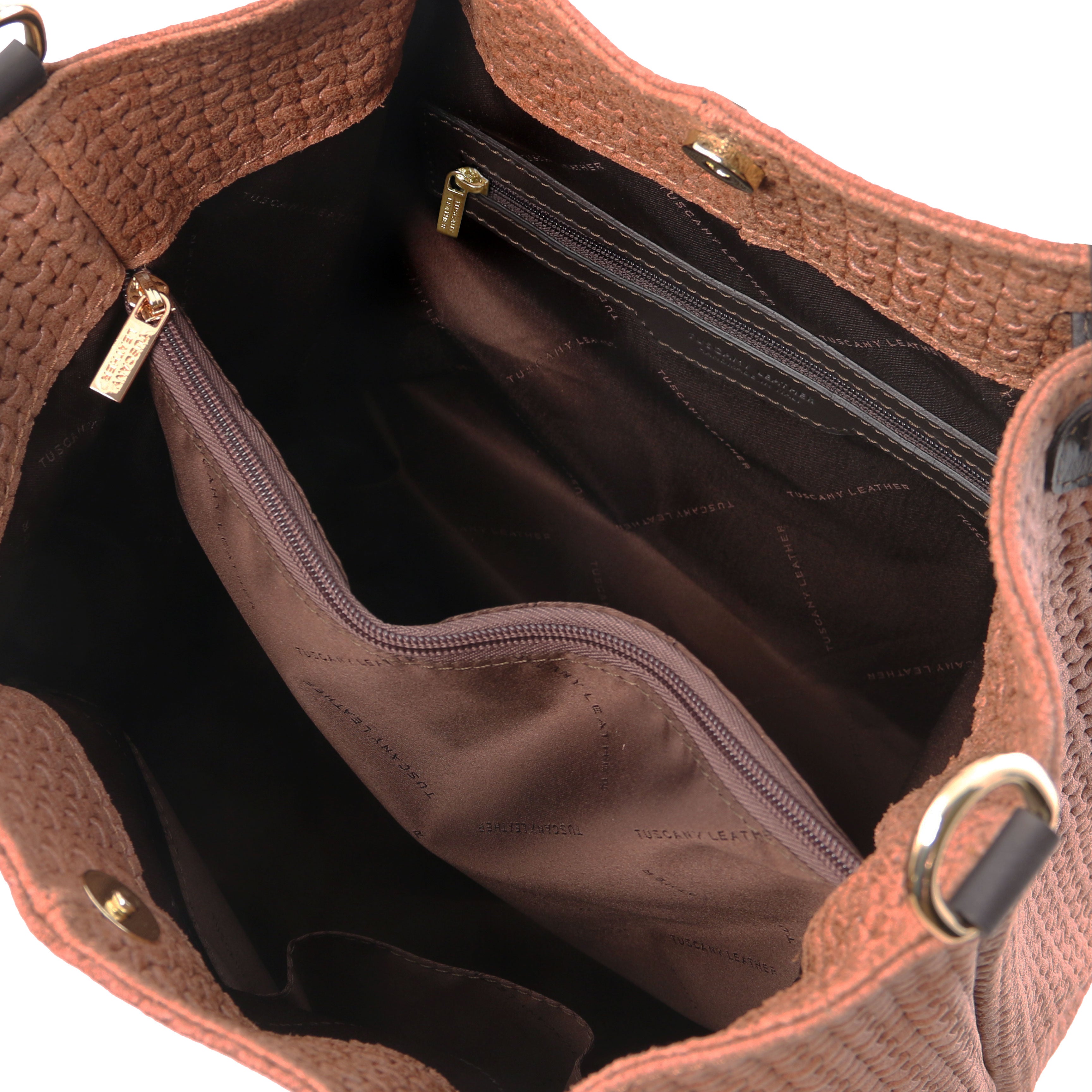 Lord Jim  KEYLUCK TL141573 Woven Printed Leather Shopping bag