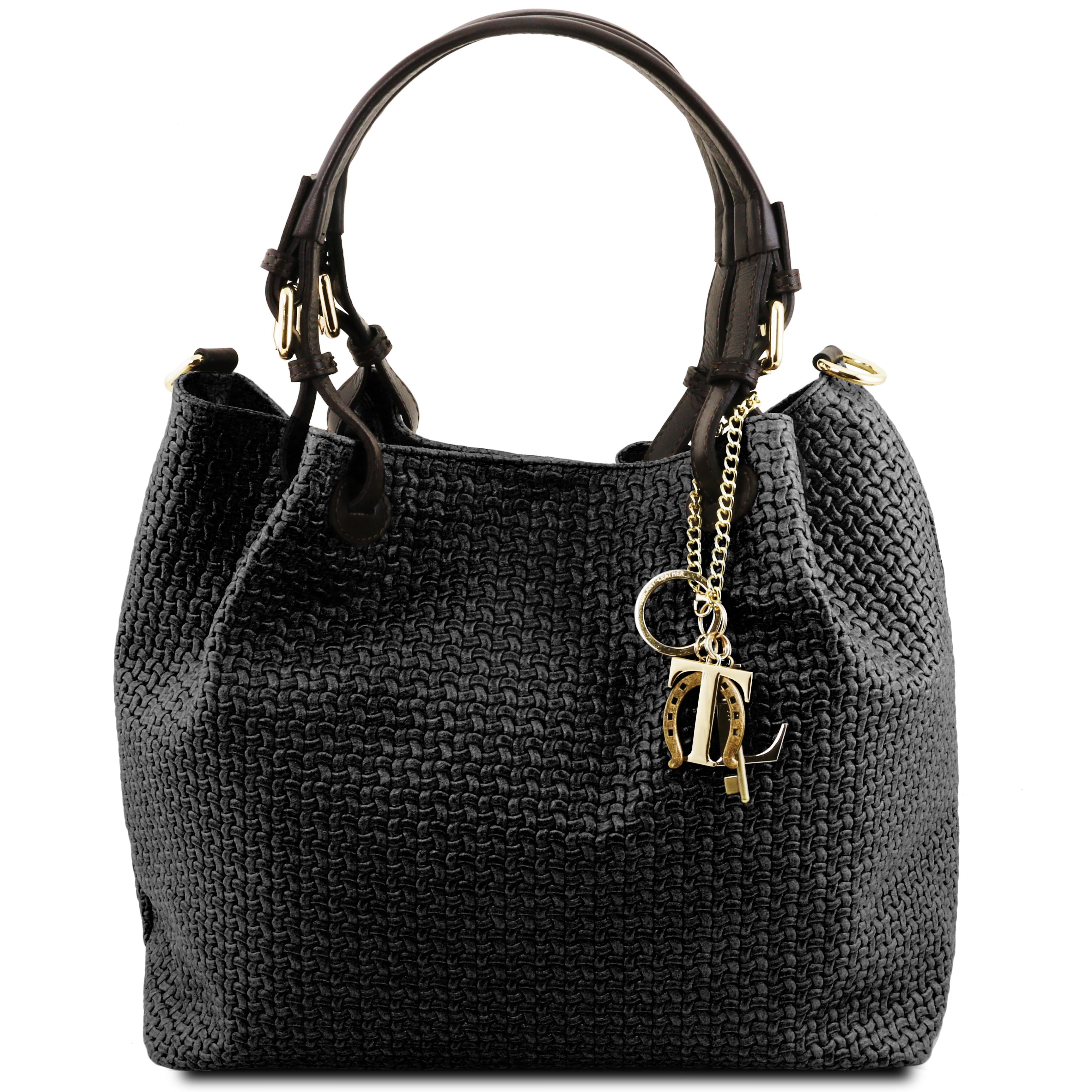 Lord Jim  KEYLUCK TL141573 Woven Printed Leather Shopping bag