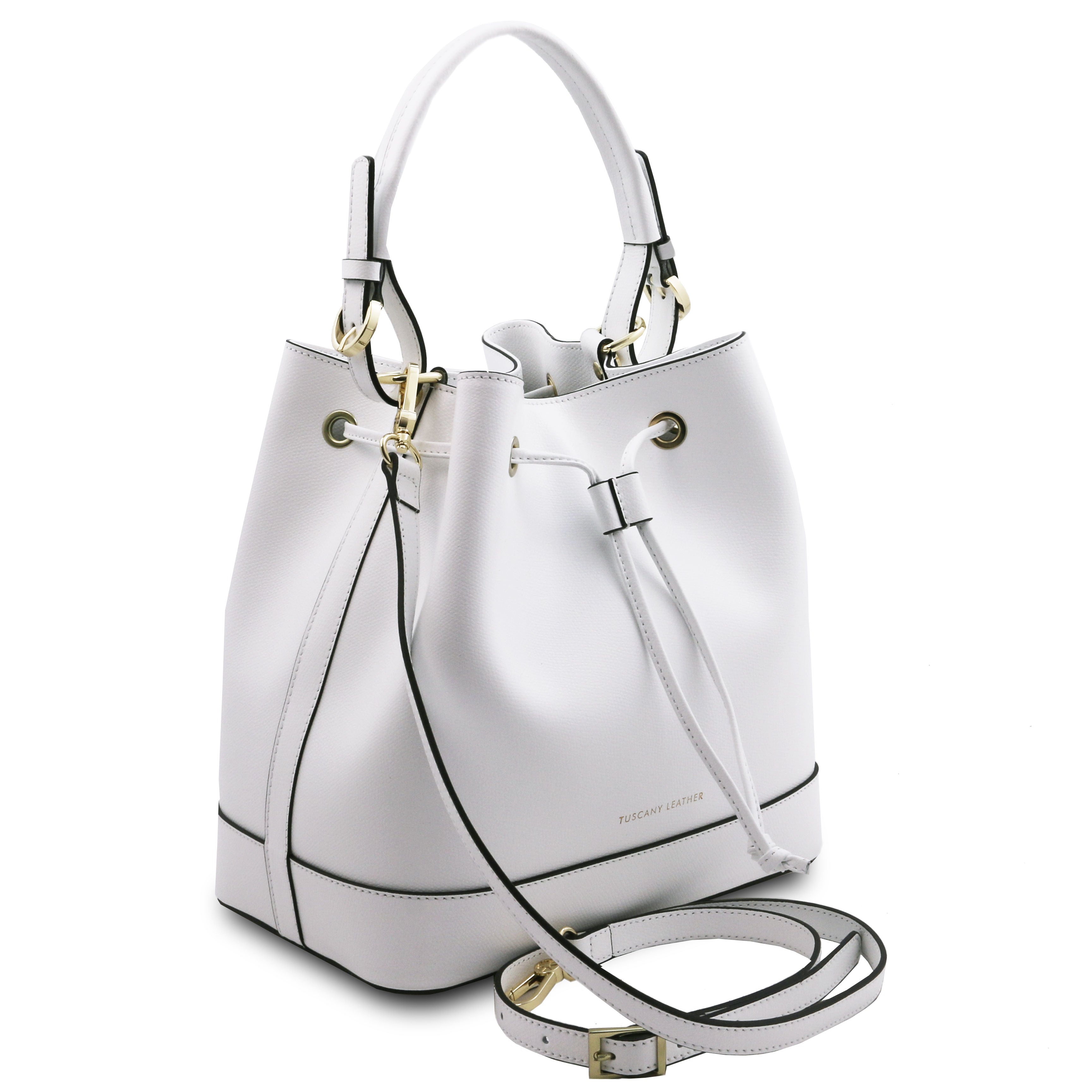 MINERVA LJ142145 Leather Bucket bag