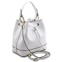 MINERVA LJ142145 Leather Bucket bag