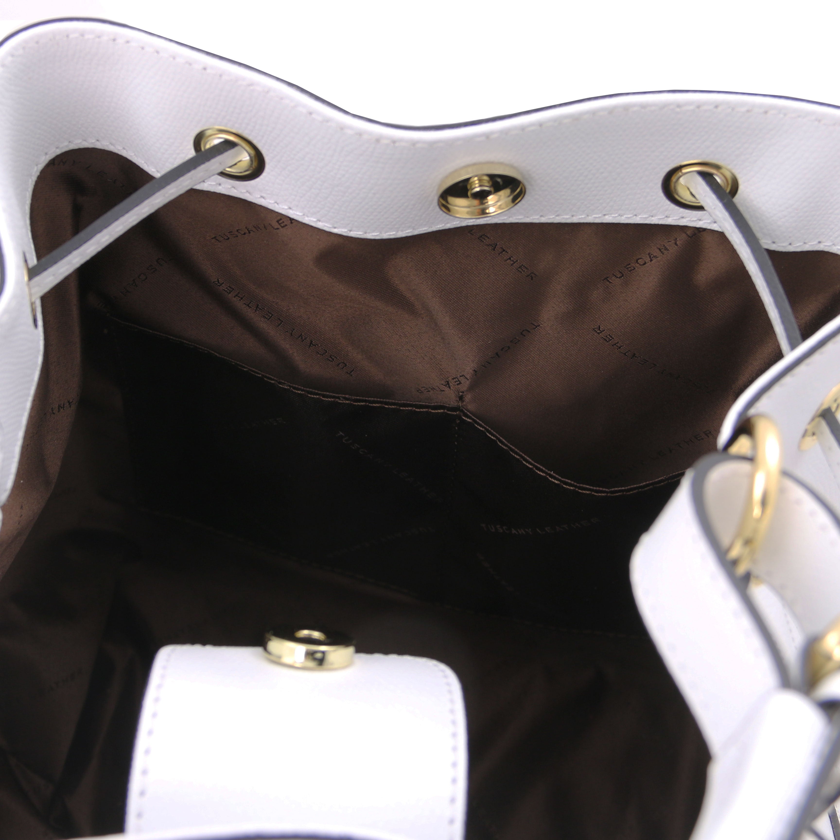 MINERVA LJ142145 Leather Bucket bag