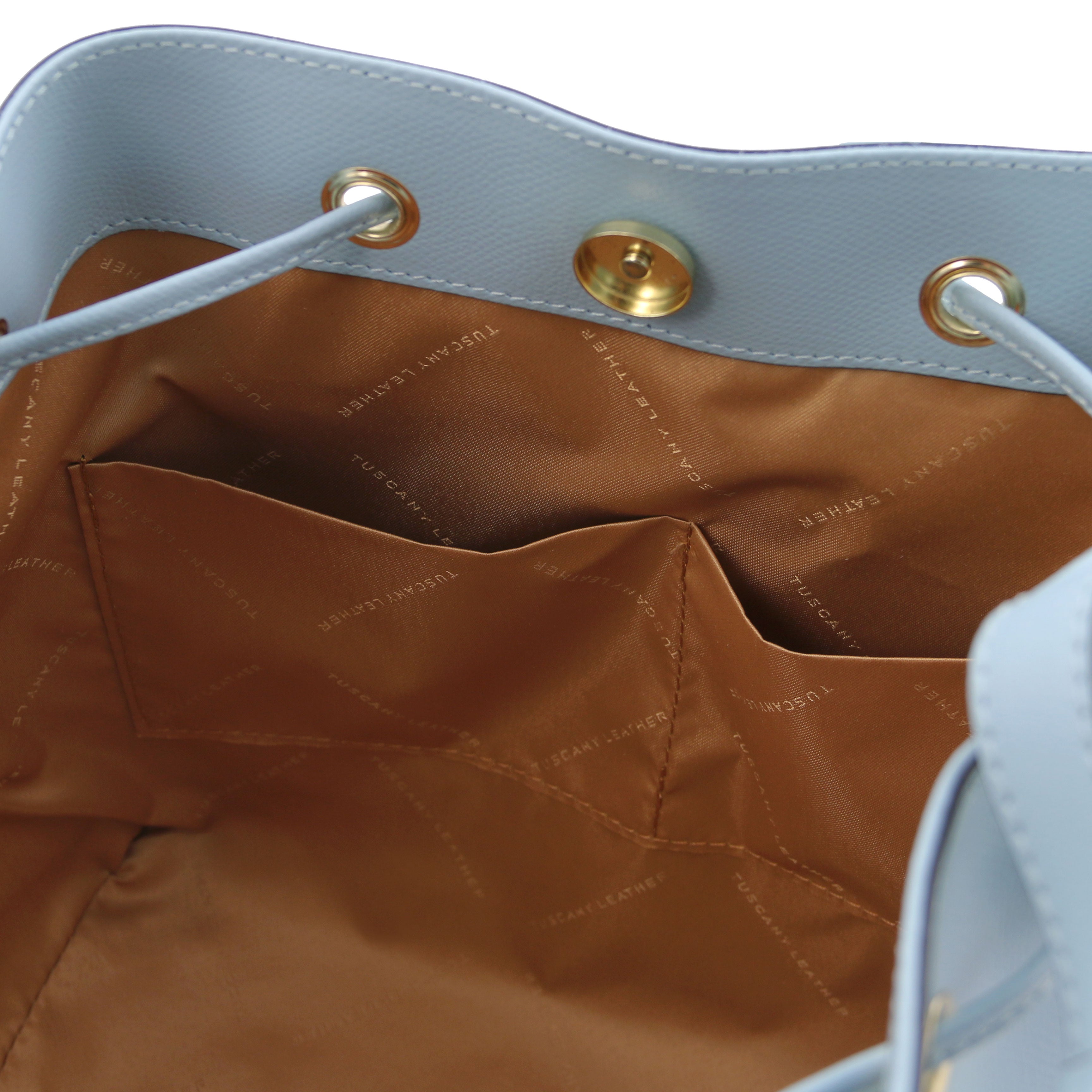 MINERVA LJ142145 Leather Bucket bag
