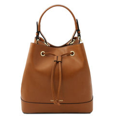 MINERVA LJ142145 Leather Bucket bag