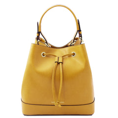 MINERVA LJ142145 Leather Bucket bag