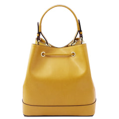 MINERVA LJ142145 Leather Bucket bag