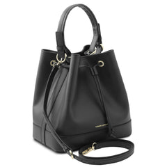 MINERVA LJ142145 Leather Bucket bag
