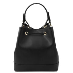 MINERVA LJ142145 Leather Bucket bag