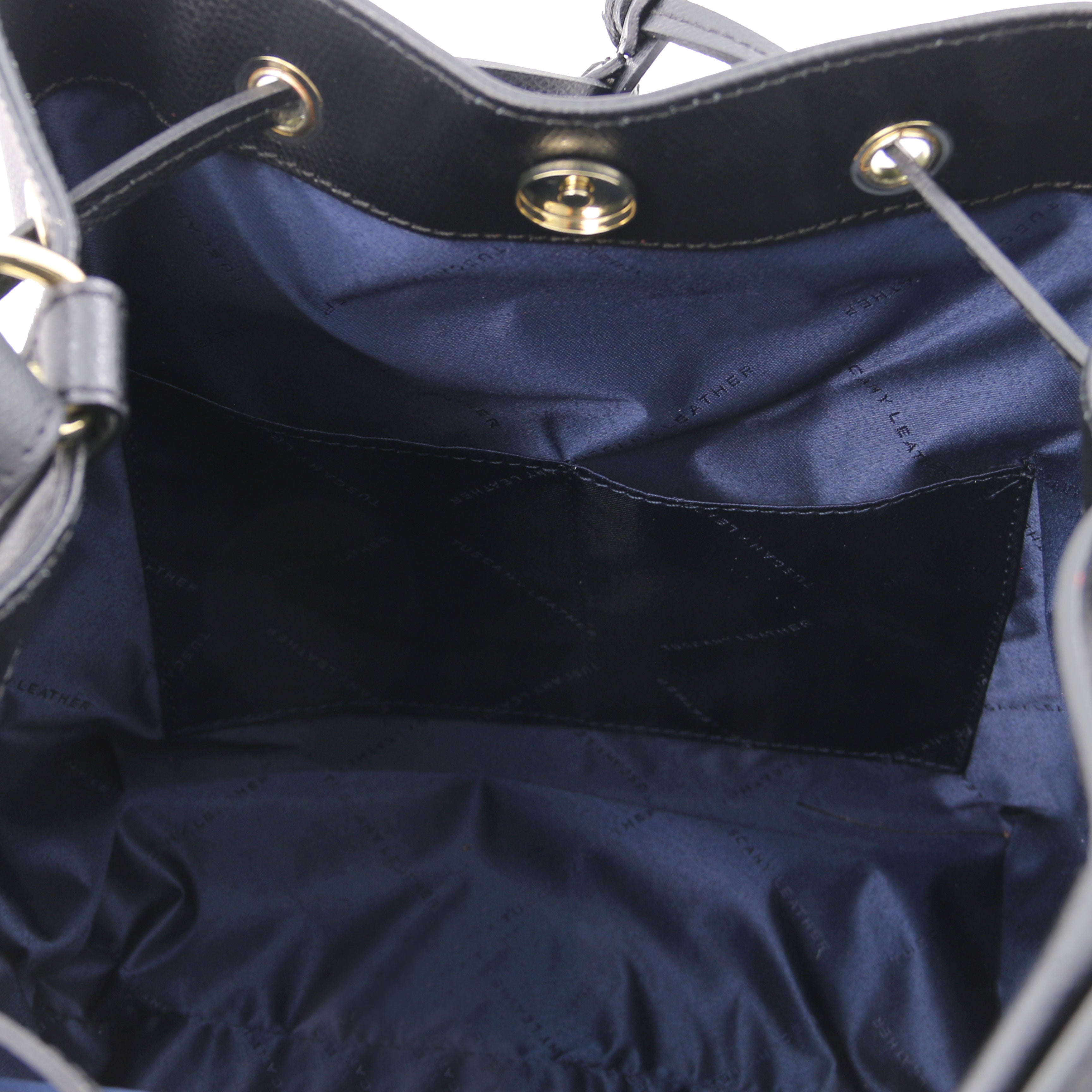 MINERVA LJ142145 Leather Bucket bag