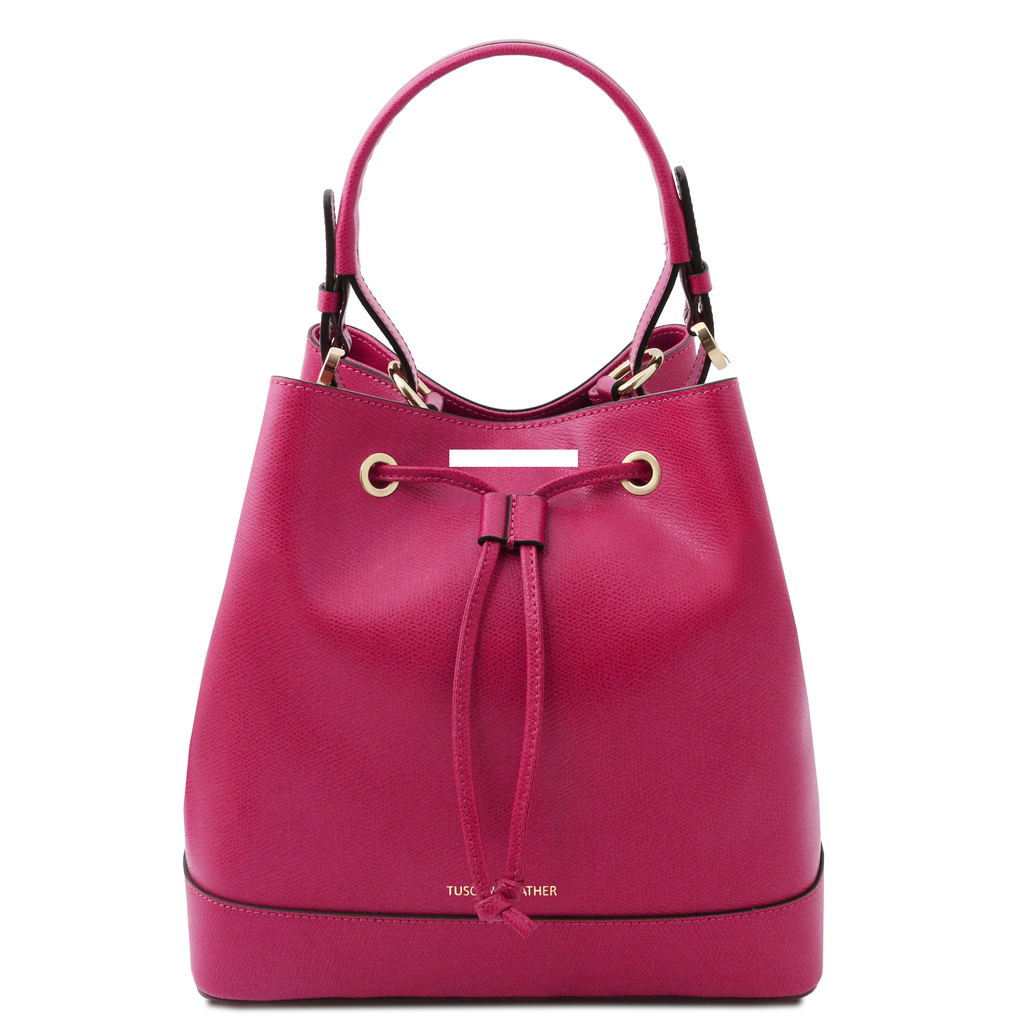 MINERVA LJ142145 Leather Bucket bag