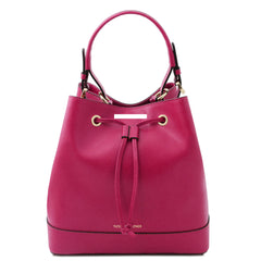 MINERVA LJ142145 Leather Bucket bag
