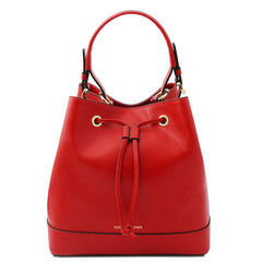 MINERVA LJ142145 Leather Bucket bag