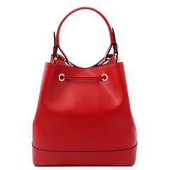 MINERVA LJ142145 Leather Bucket bag