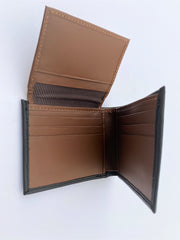 Leather Men wallet with flap