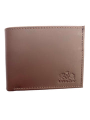 Leather Men wallet with flap
