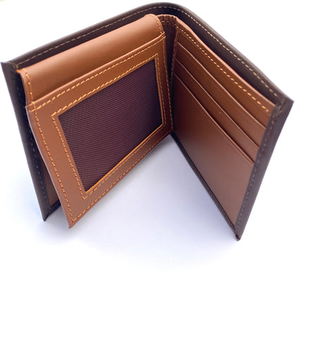 Leather Men wallet with flap