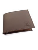 Leather Men wallet with flap